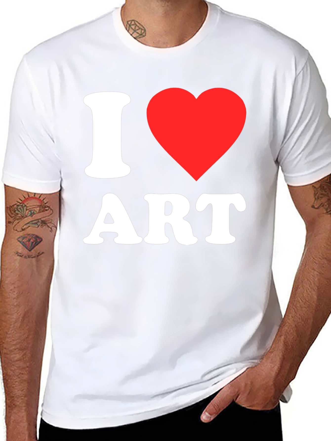 I Love Art T-Shirt - Classic Graphic Tee