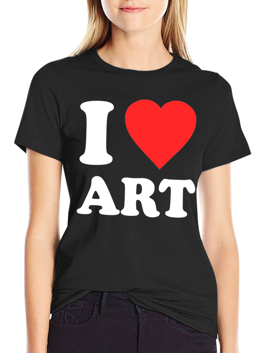 I Love Art T-Shirt - Classic Graphic Tee
