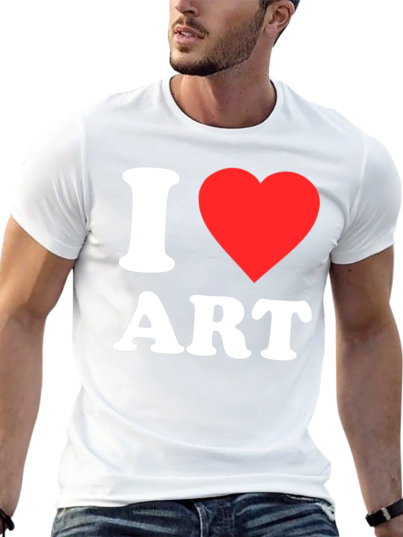 I Love Art T-Shirt - Classic Graphic Tee