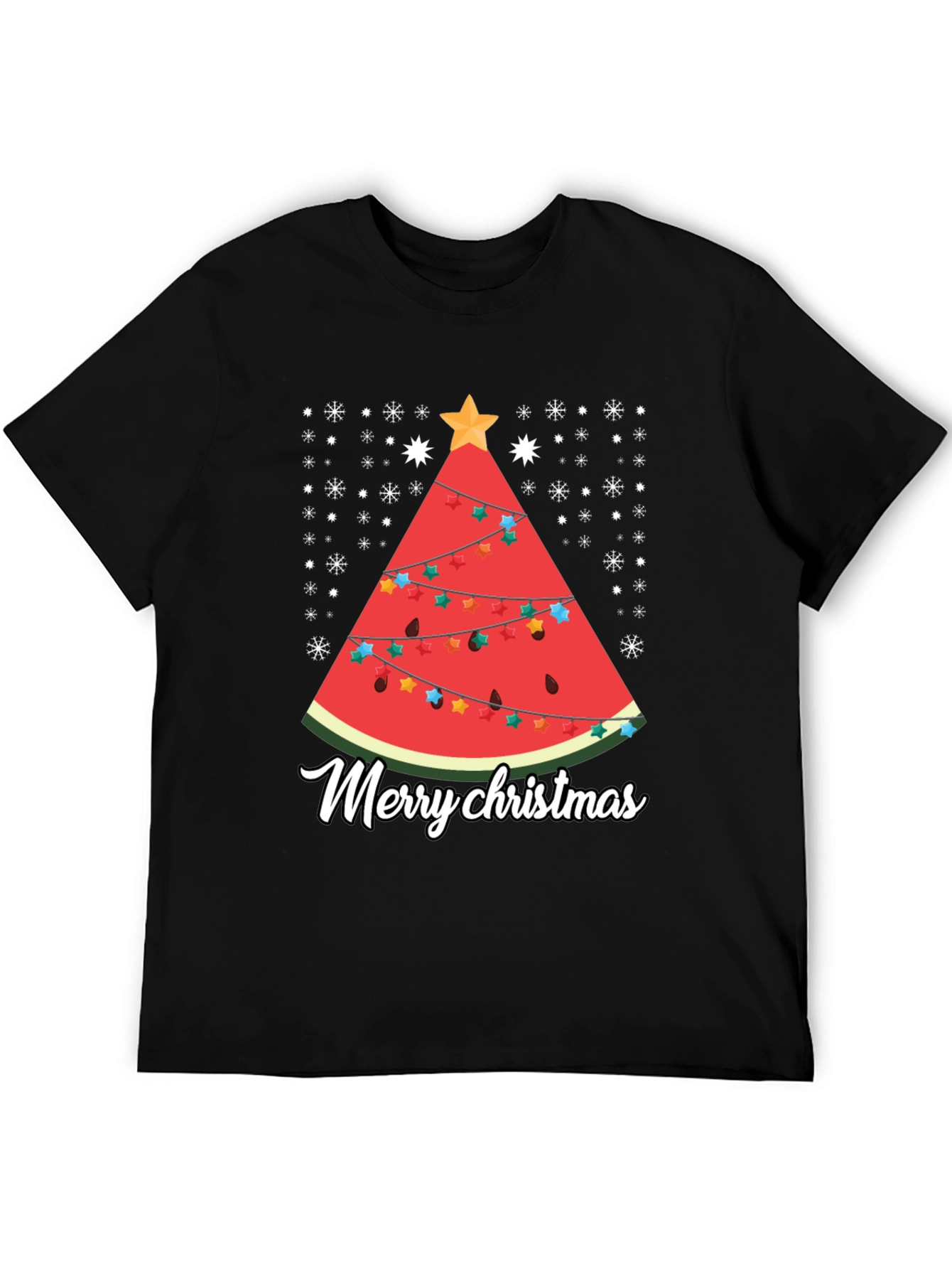 Merry Christmas Watermelon Tree T-Shirt