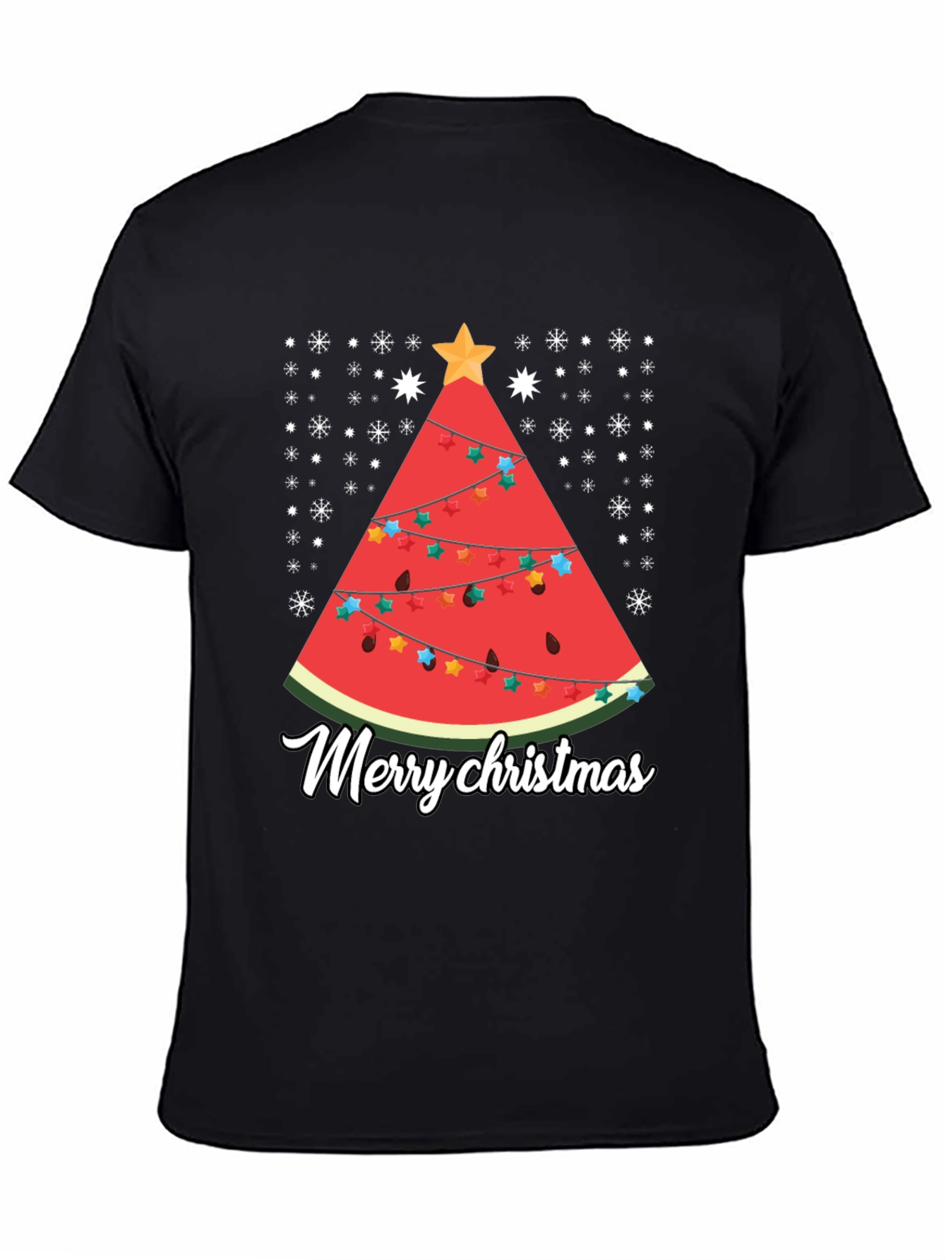 Merry Christmas Watermelon Tree T-Shirt