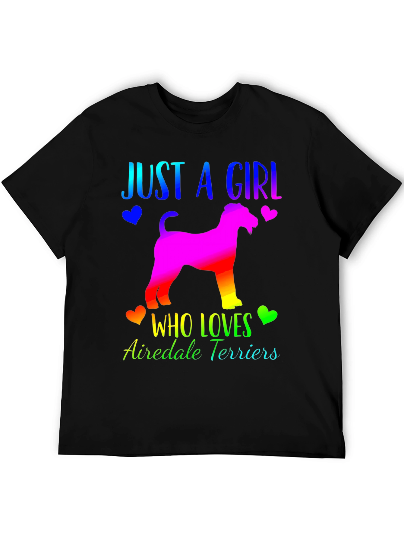 Just A Girl Who Loves Airedale Terriers T-Shirt