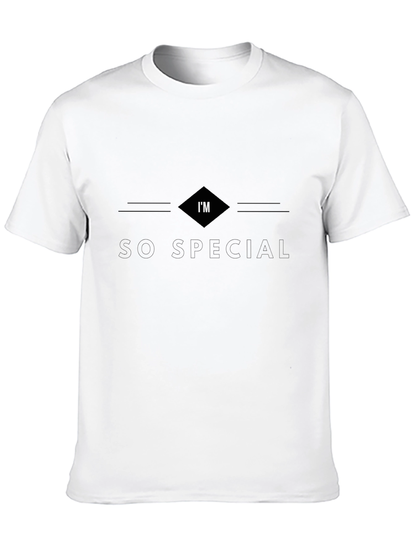 Im So Special Graphic Tee - Classic Black T-Shirt