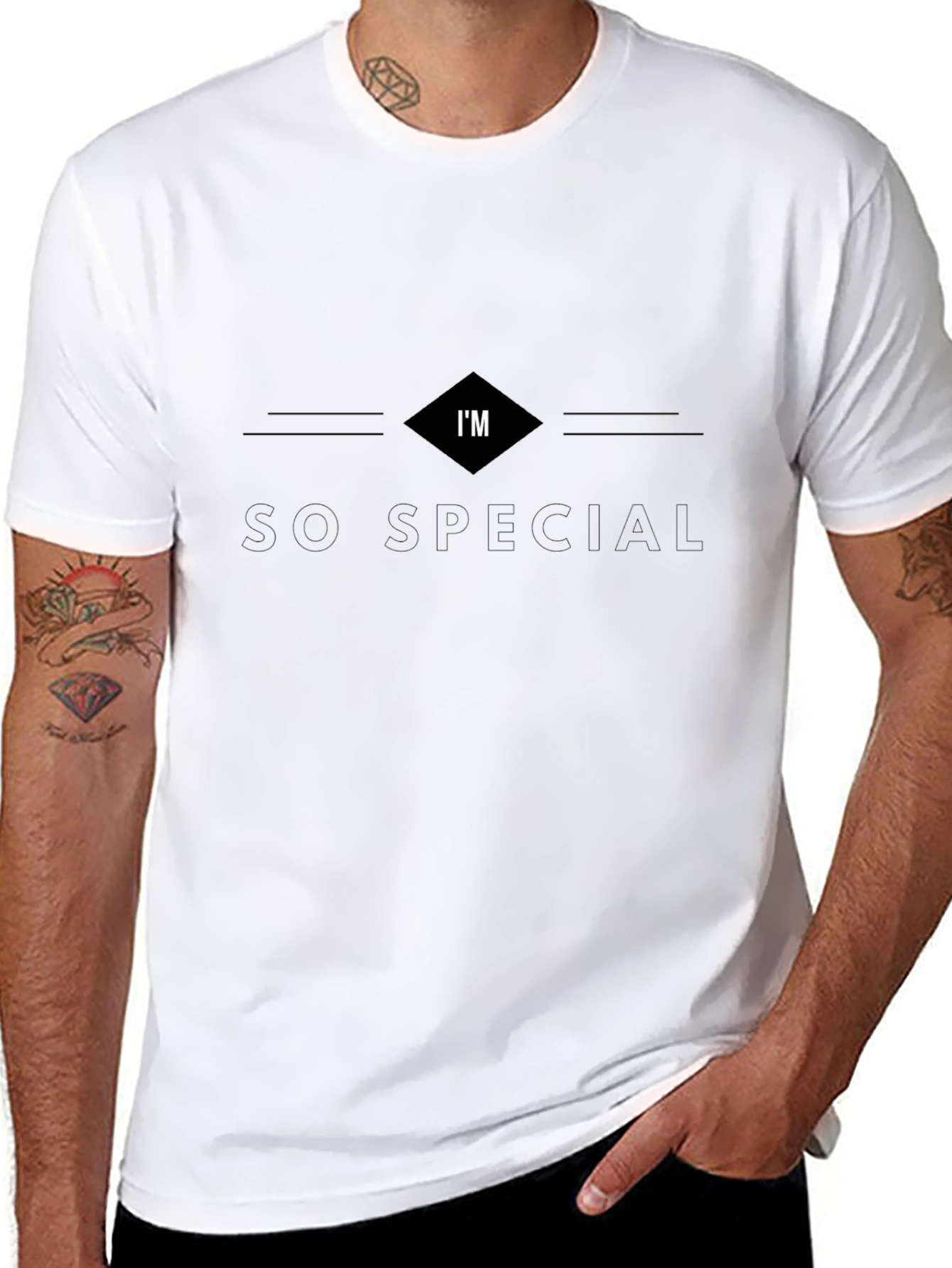Im So Special Graphic Tee - Classic Black T-Shirt