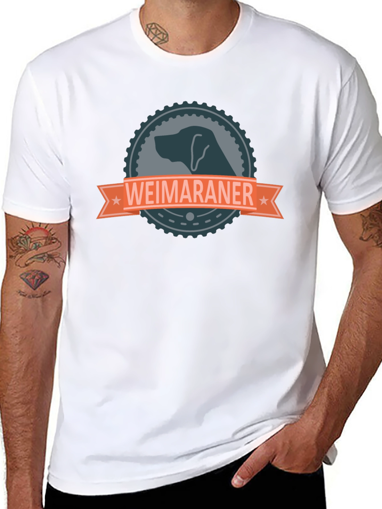 Weimaraner Dog Graphic Tee