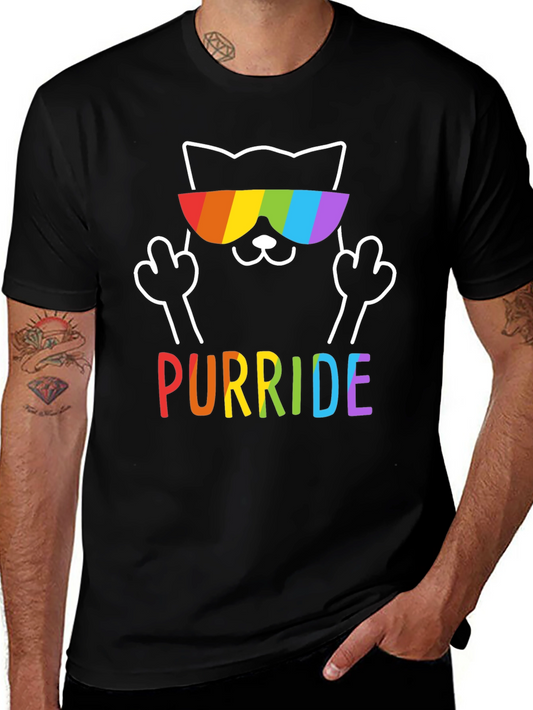 Purride Cat Rainbow T-Shirt
