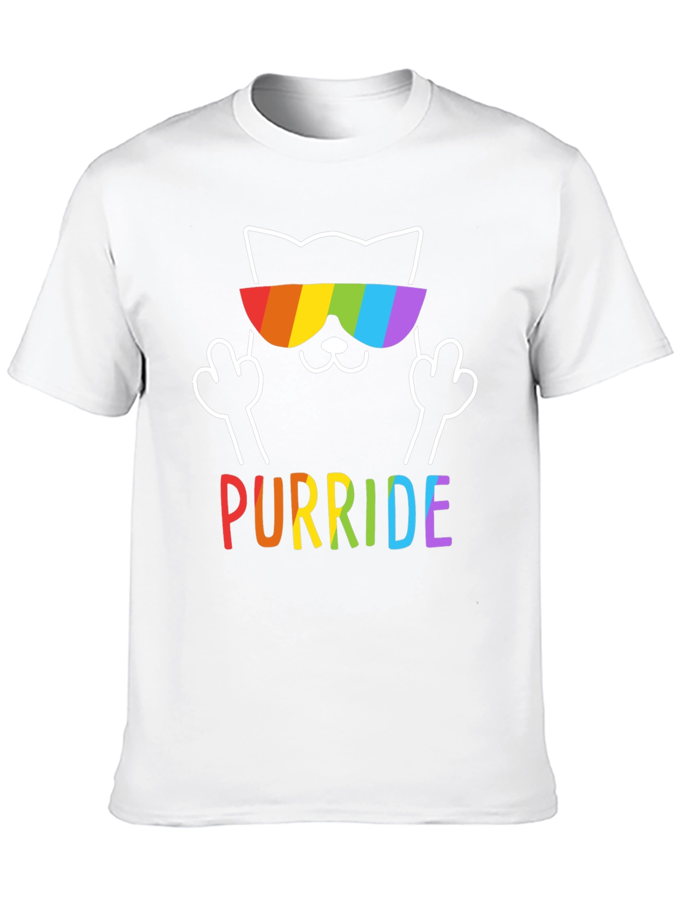 Purride Cat Rainbow T-Shirt