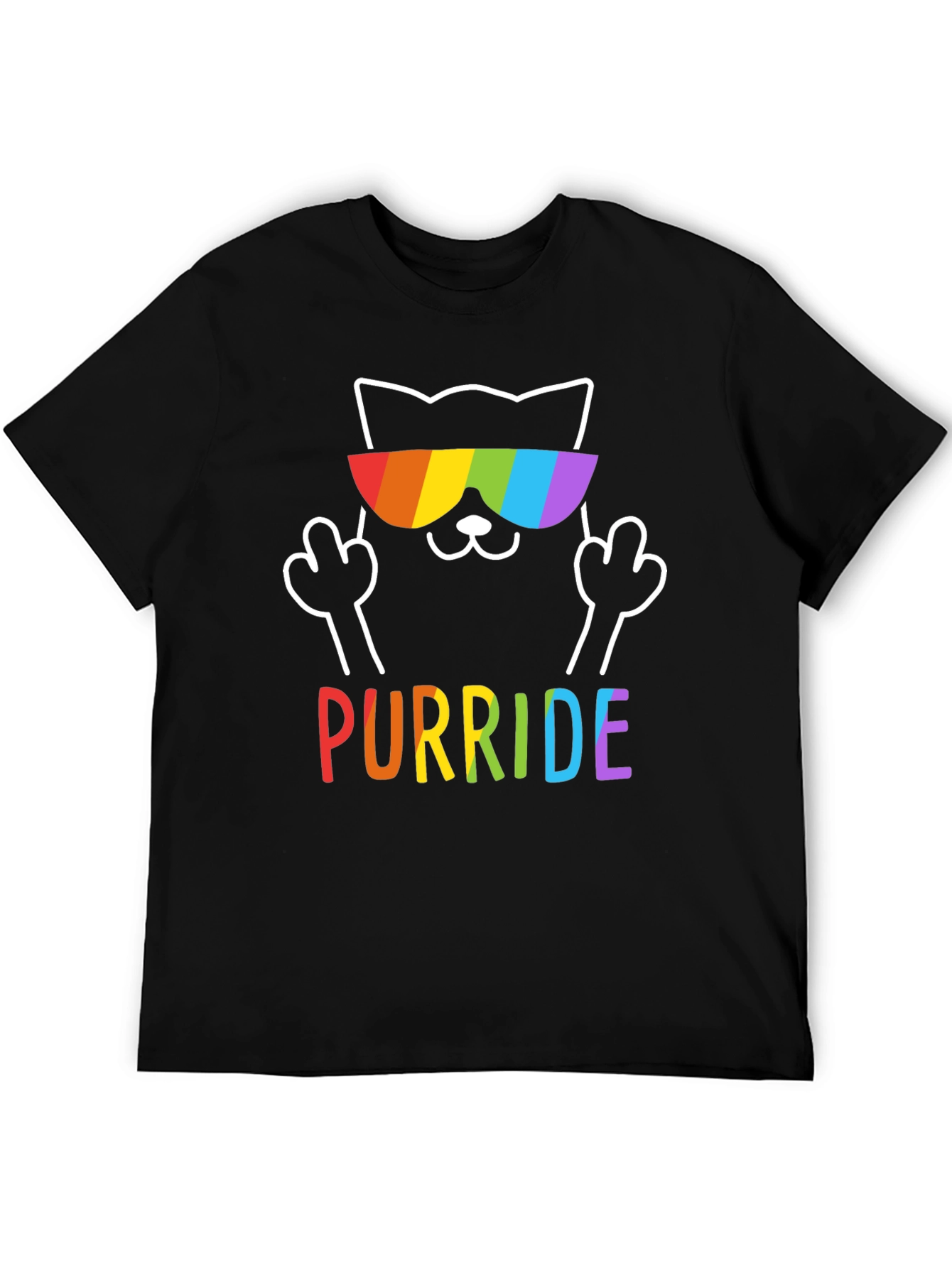 Purride Cat Rainbow T-Shirt