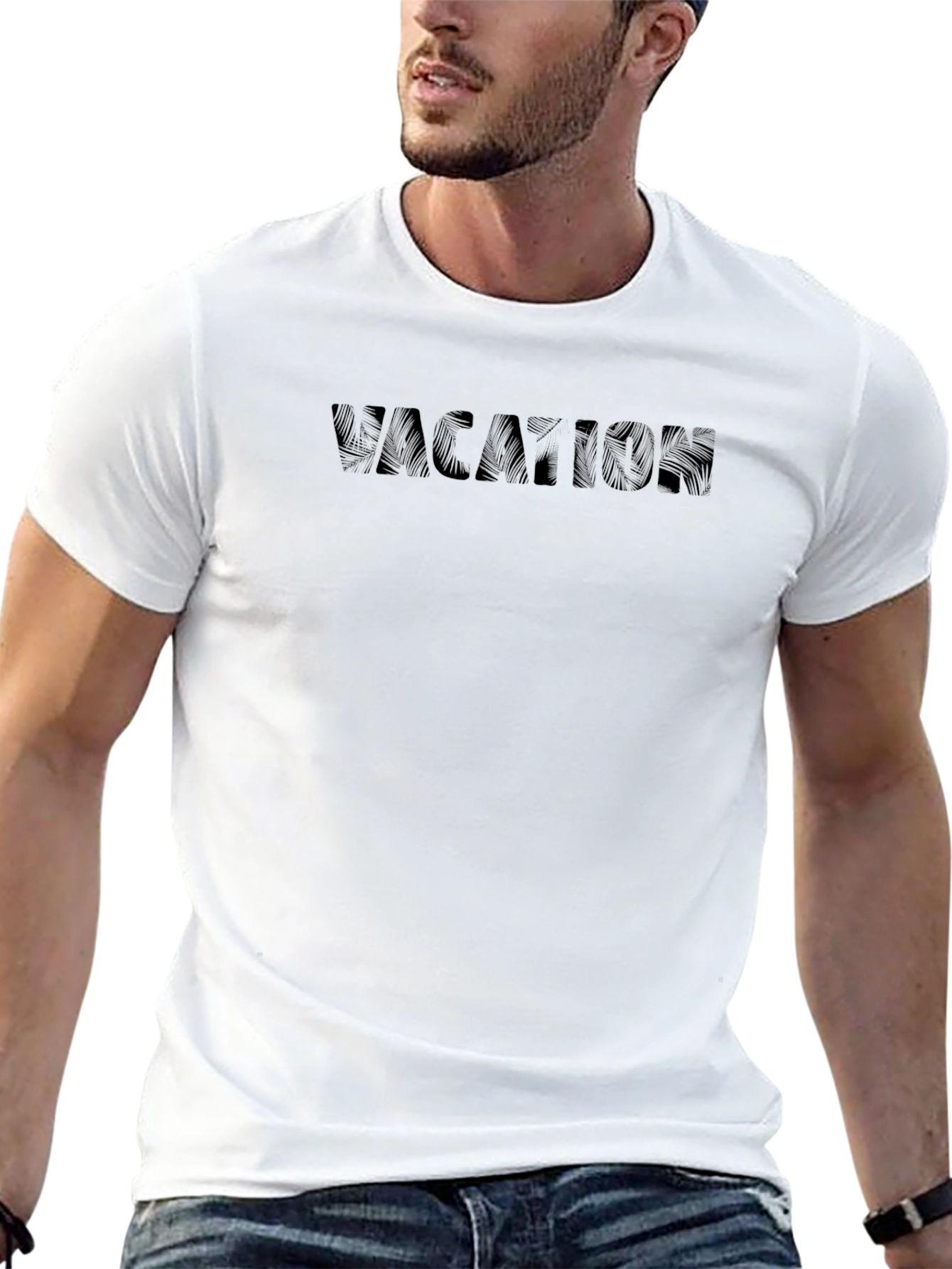 Vacation Graphic Print Mens T-Shirt