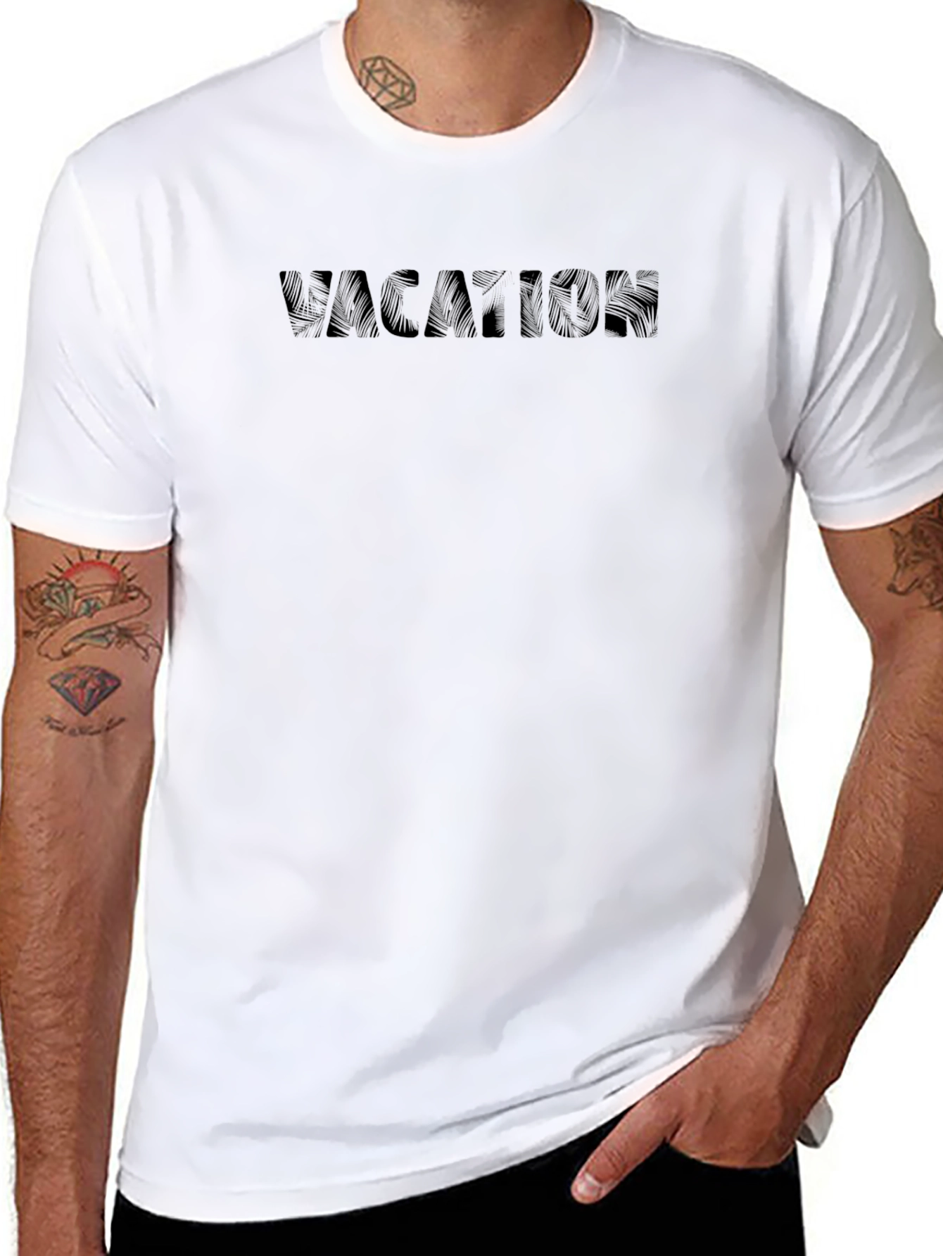 Vacation Graphic Print Mens T-Shirt