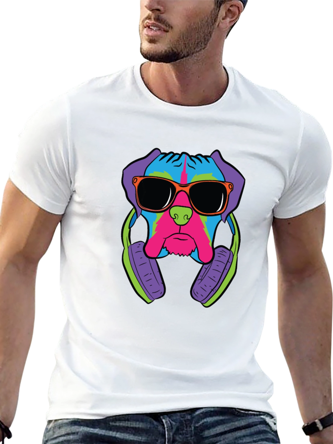 Cool Dog Graphic Tee