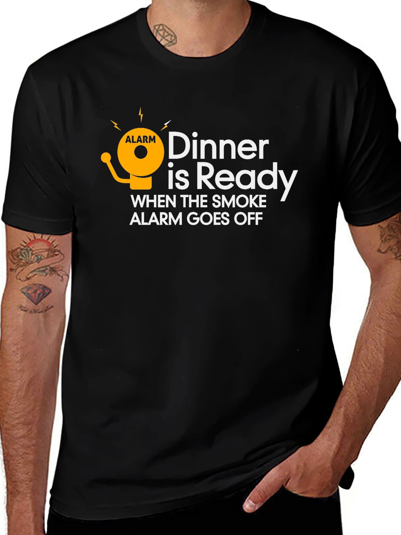 Dinner Is Ready T-Shirt - Funny Foodie Tee