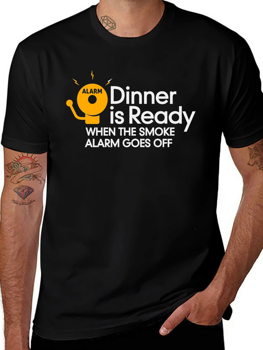 Dinner Is Ready T-Shirt - Funny Foodie Tee