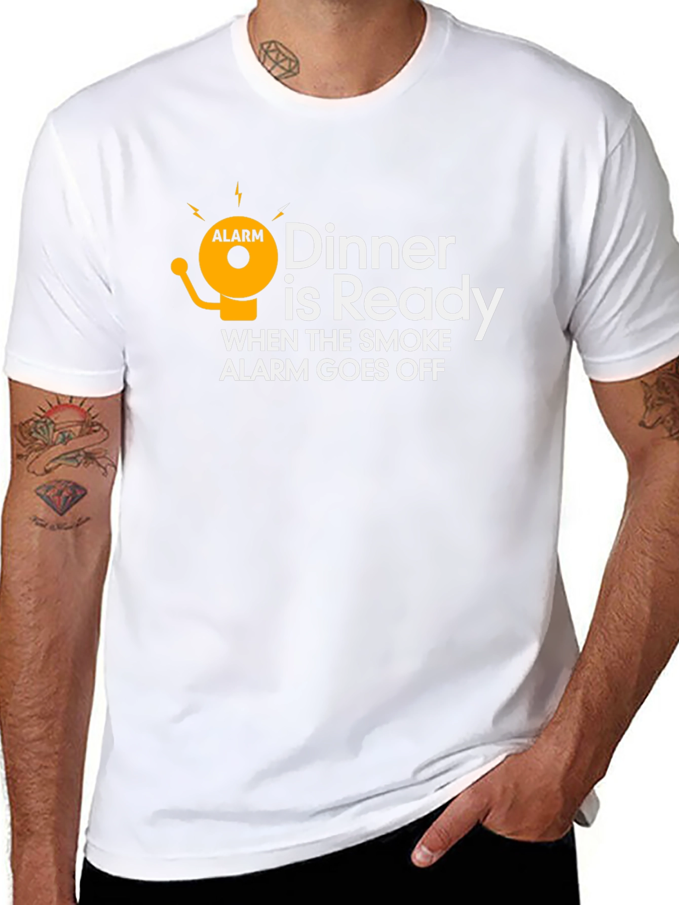 Dinner Is Ready T-Shirt - Funny Foodie Tee