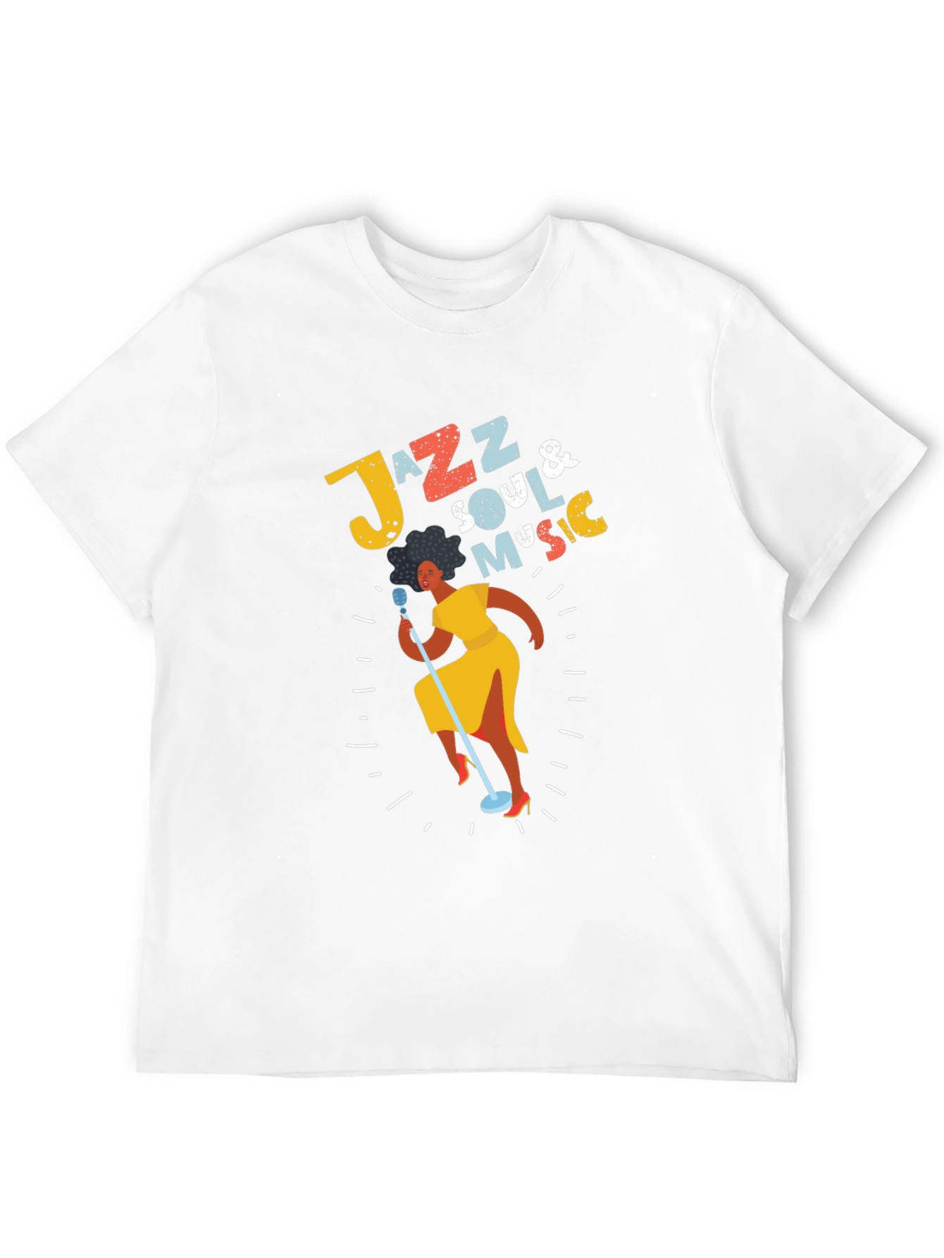 Jazz Soul Music T-Shirt - Retro Singer Tee