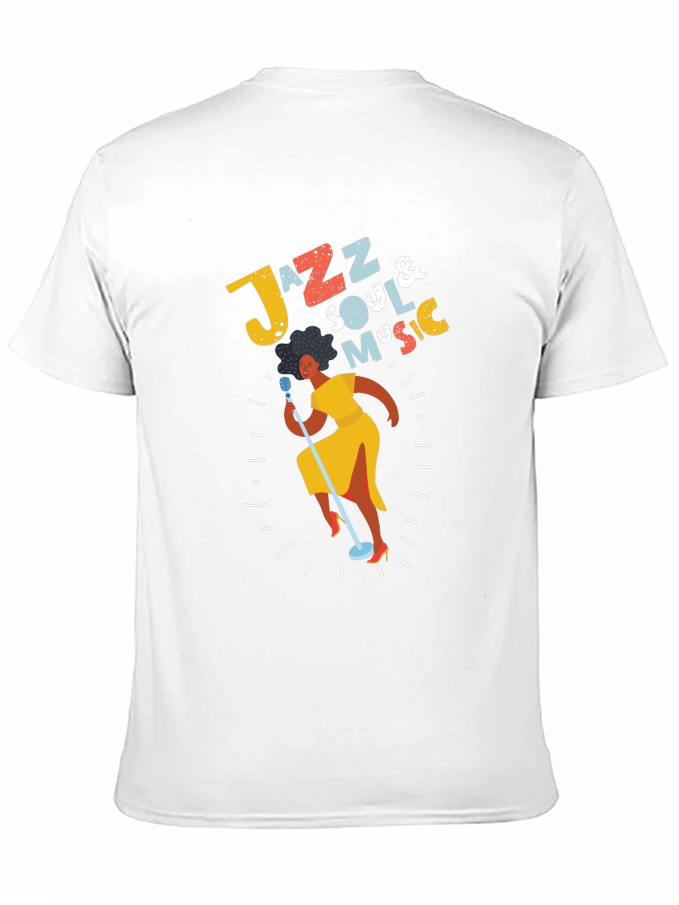 Jazz Soul Music T-Shirt - Retro Singer Tee