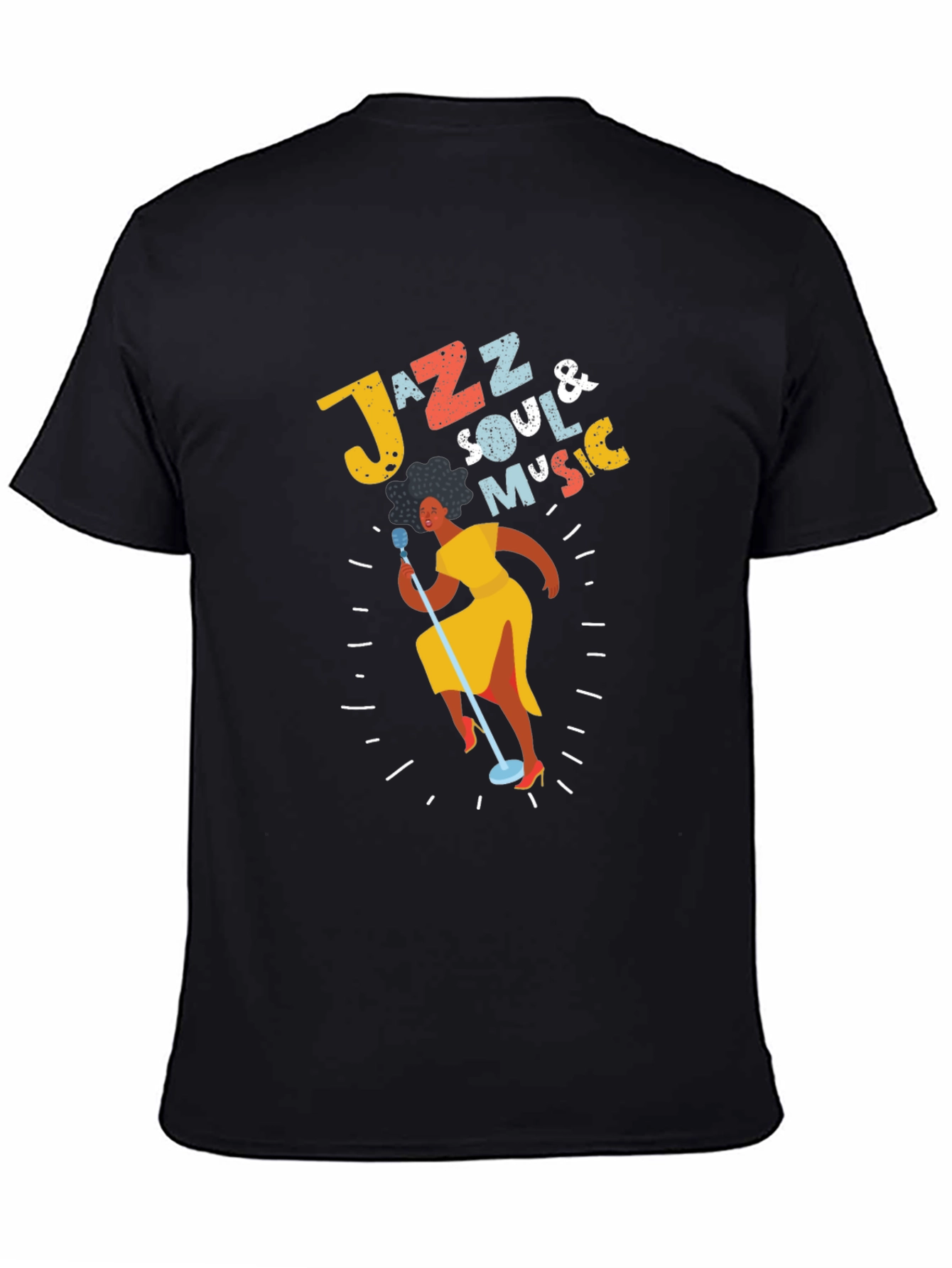 Jazz Soul Music T-Shirt - Retro Singer Tee