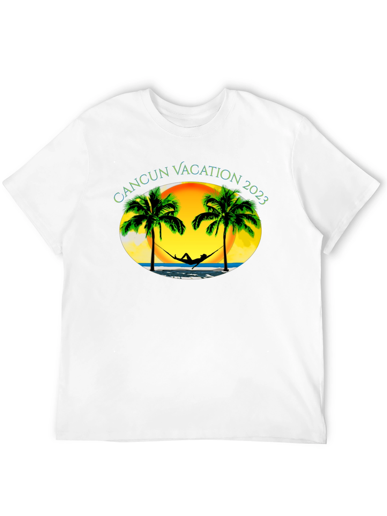 Cancun Vacation 2023 Black T-Shirt