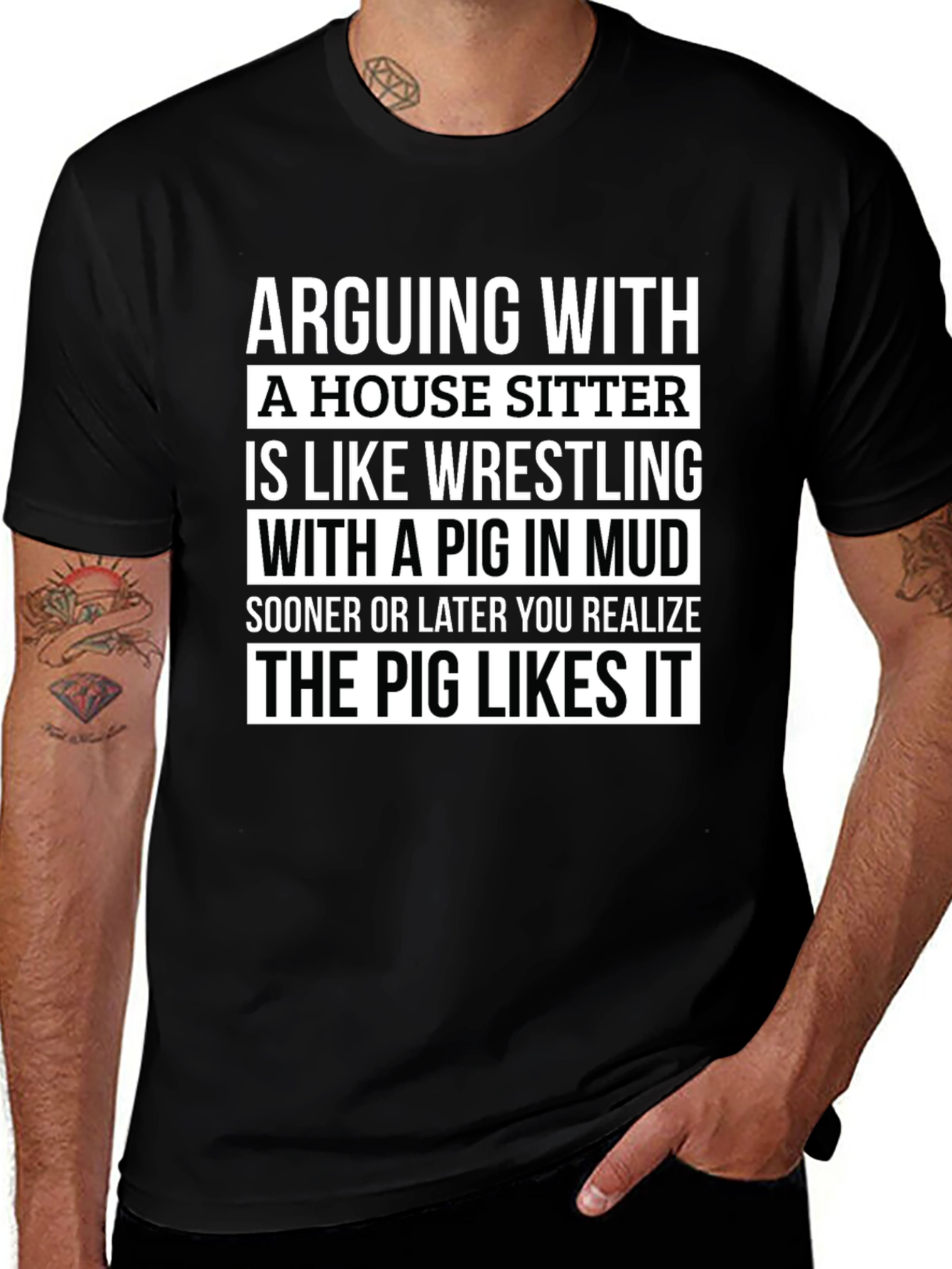 Arguing With a House Sitter T-Shirt