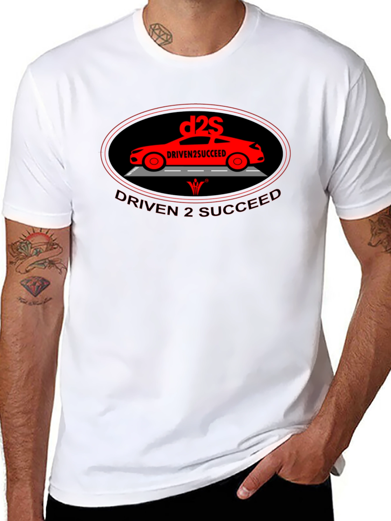 Driven 2 Succeed Black Graphic Tee