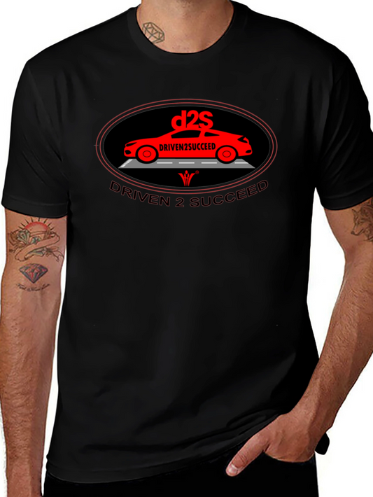 Driven 2 Succeed Black Graphic Tee