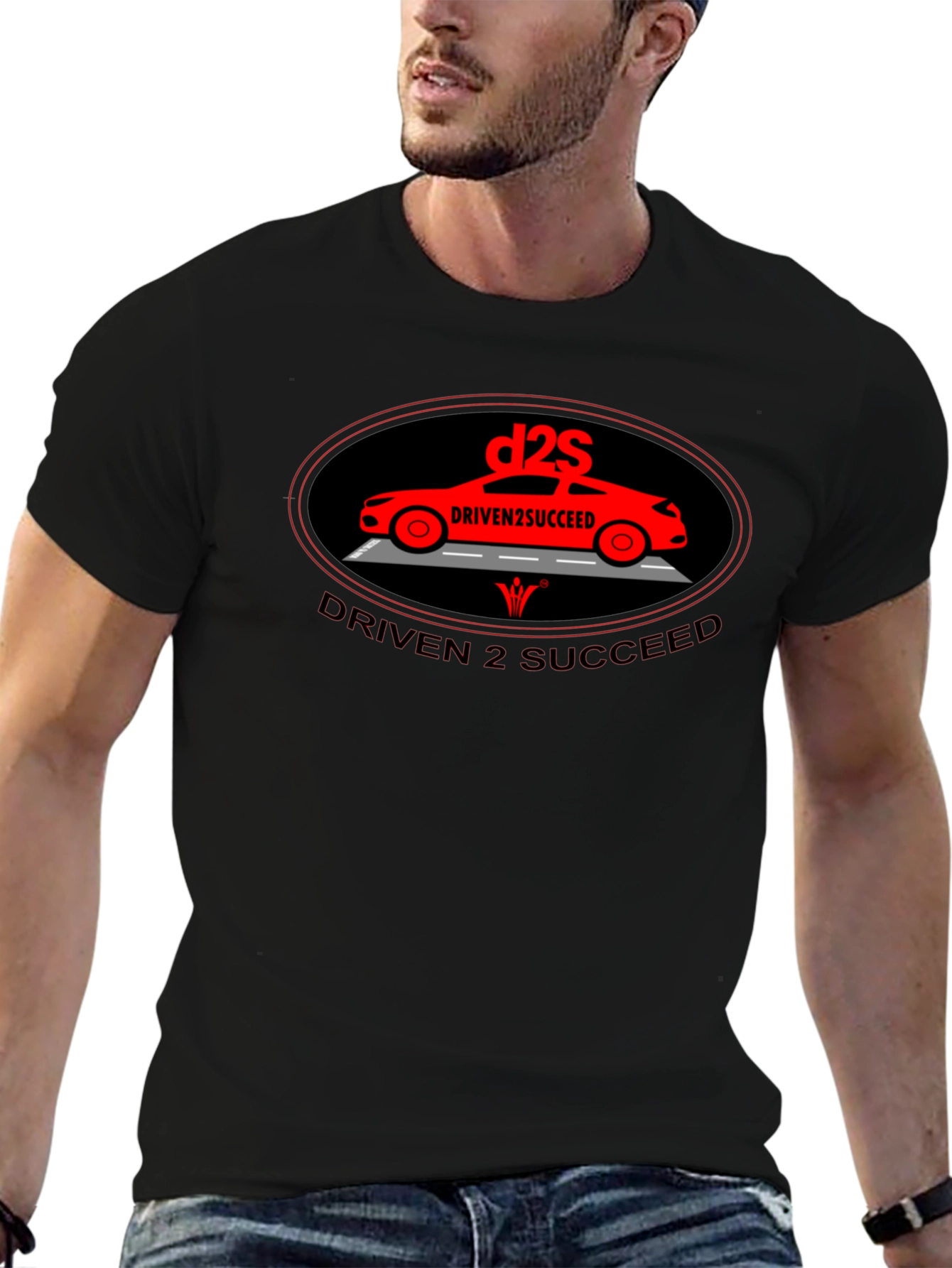 Driven 2 Succeed Black Graphic Tee