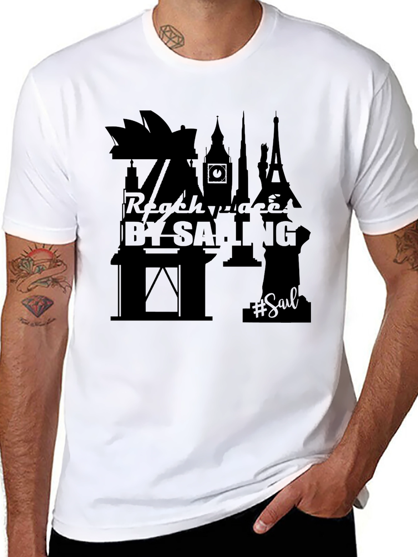 Reach Places by Sailing T-Shirt