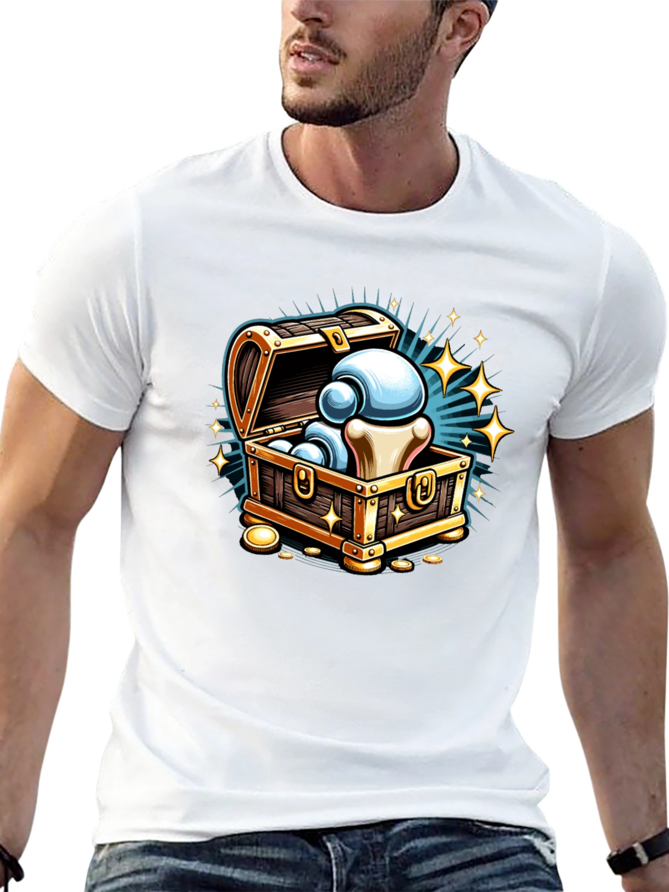Treasure Chest T-Shirt - Comfortable Graphic Tee