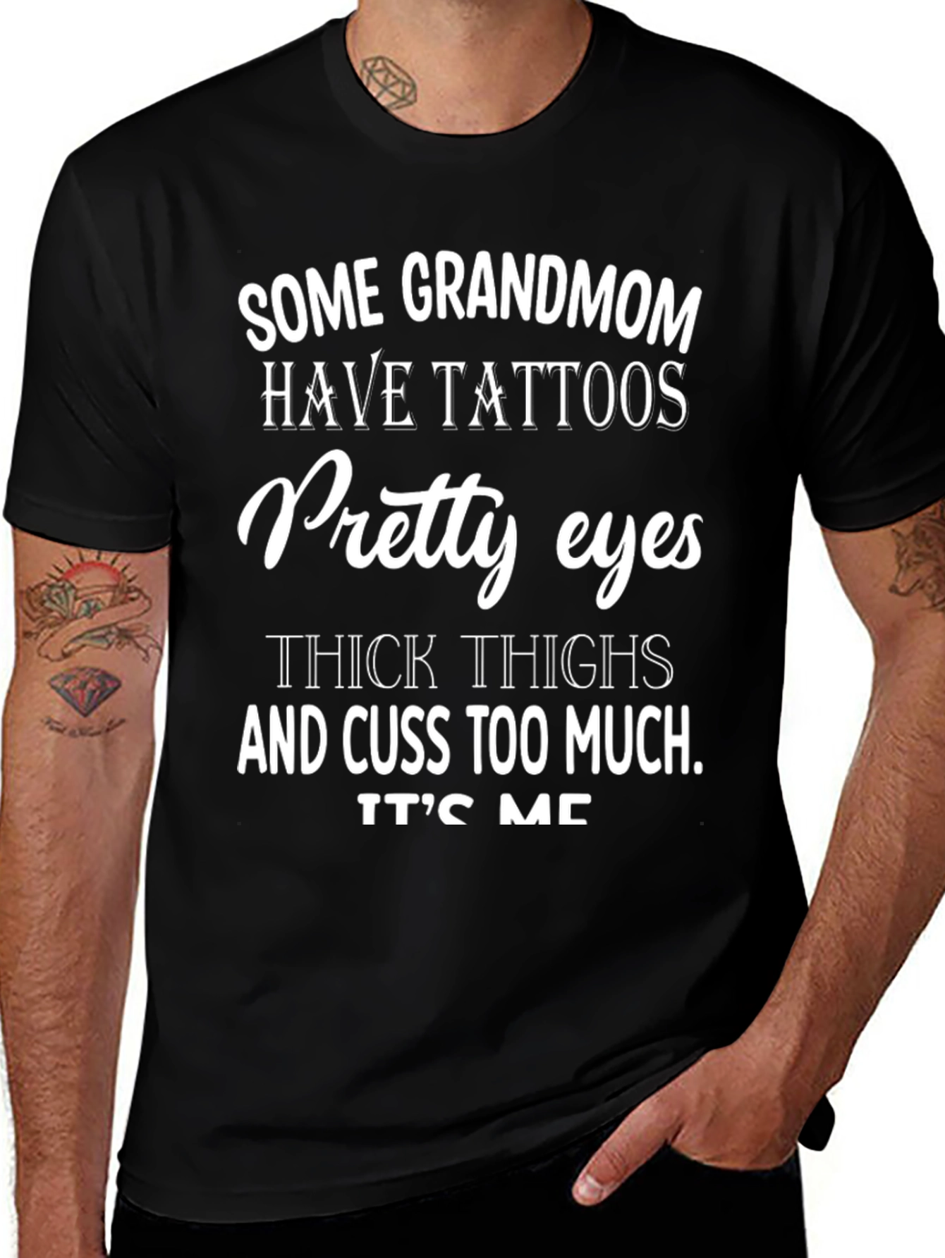 Funny Grandmom Tattoo T-Shirt