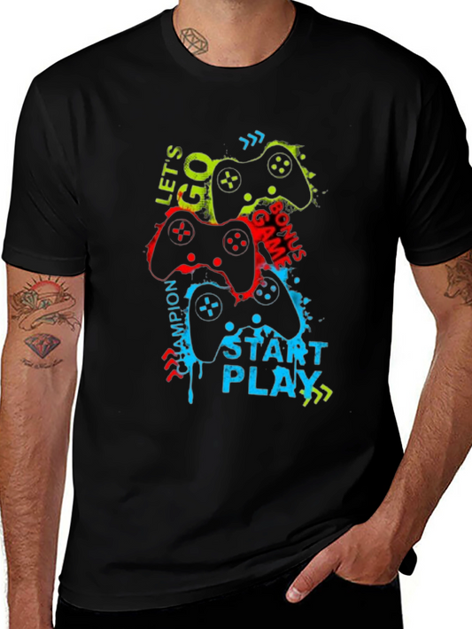 Gaming T-Shirt - Lets Go Play!
