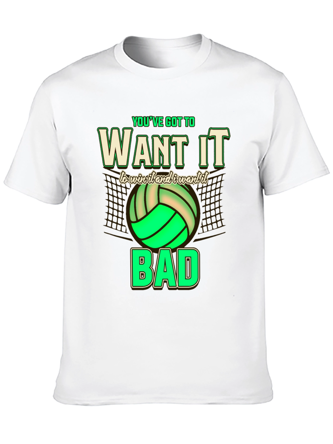 Volleyball Graphic Tee - Want It Bad