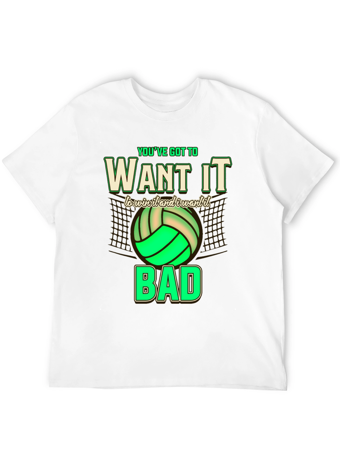 Volleyball Graphic Tee - Want It Bad