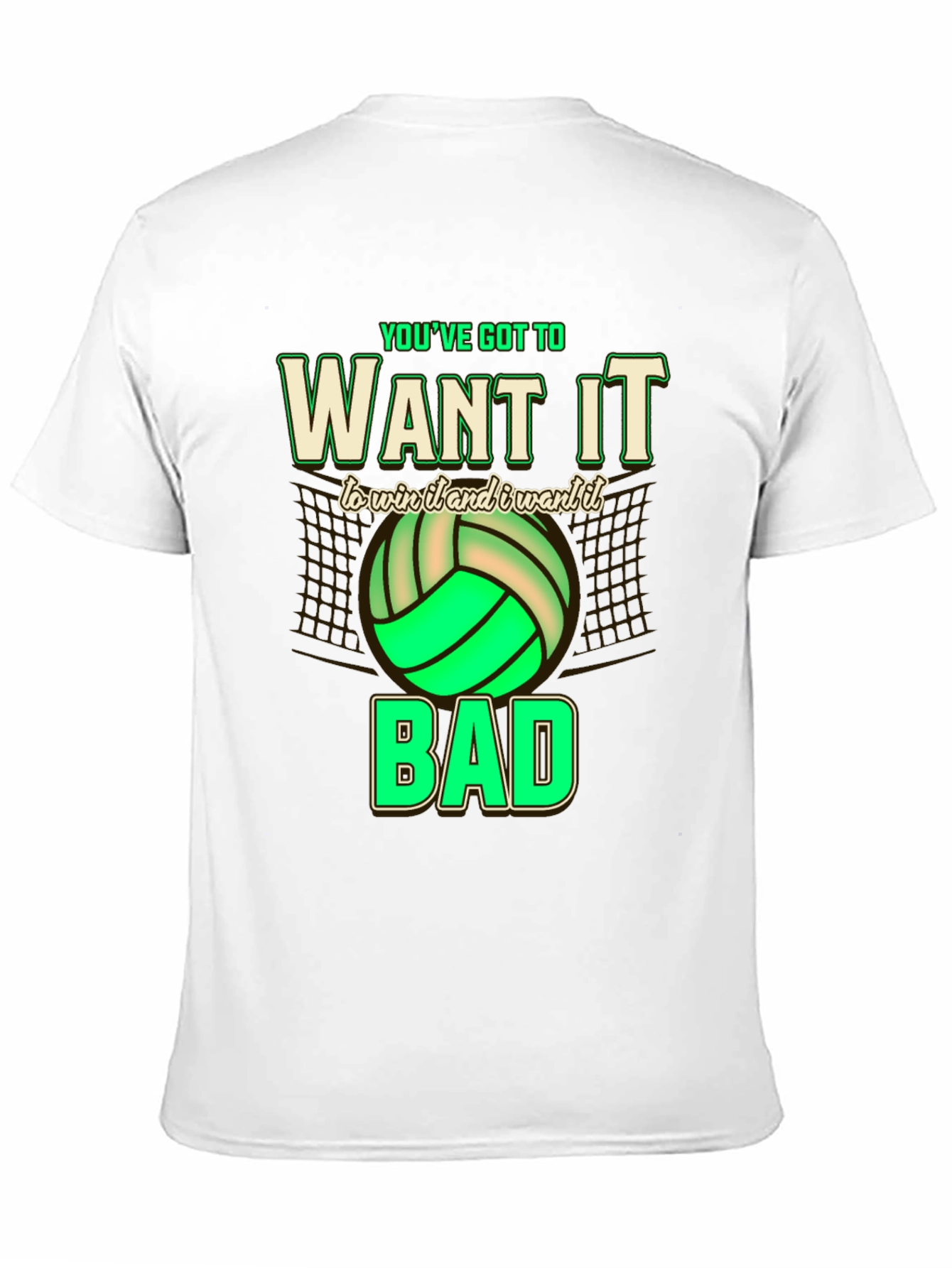 Volleyball Graphic Tee - Want It Bad
