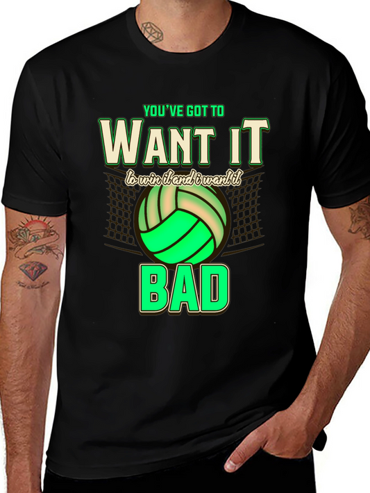 Volleyball Graphic Tee - Want It Bad
