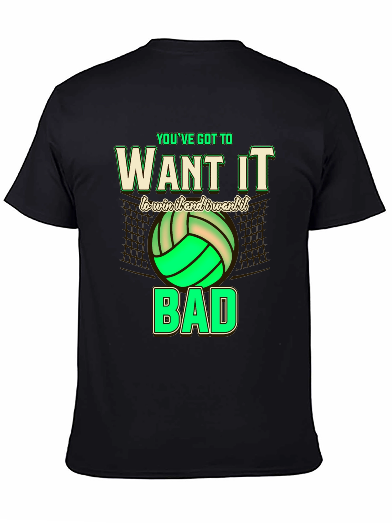 Volleyball Graphic Tee - Want It Bad