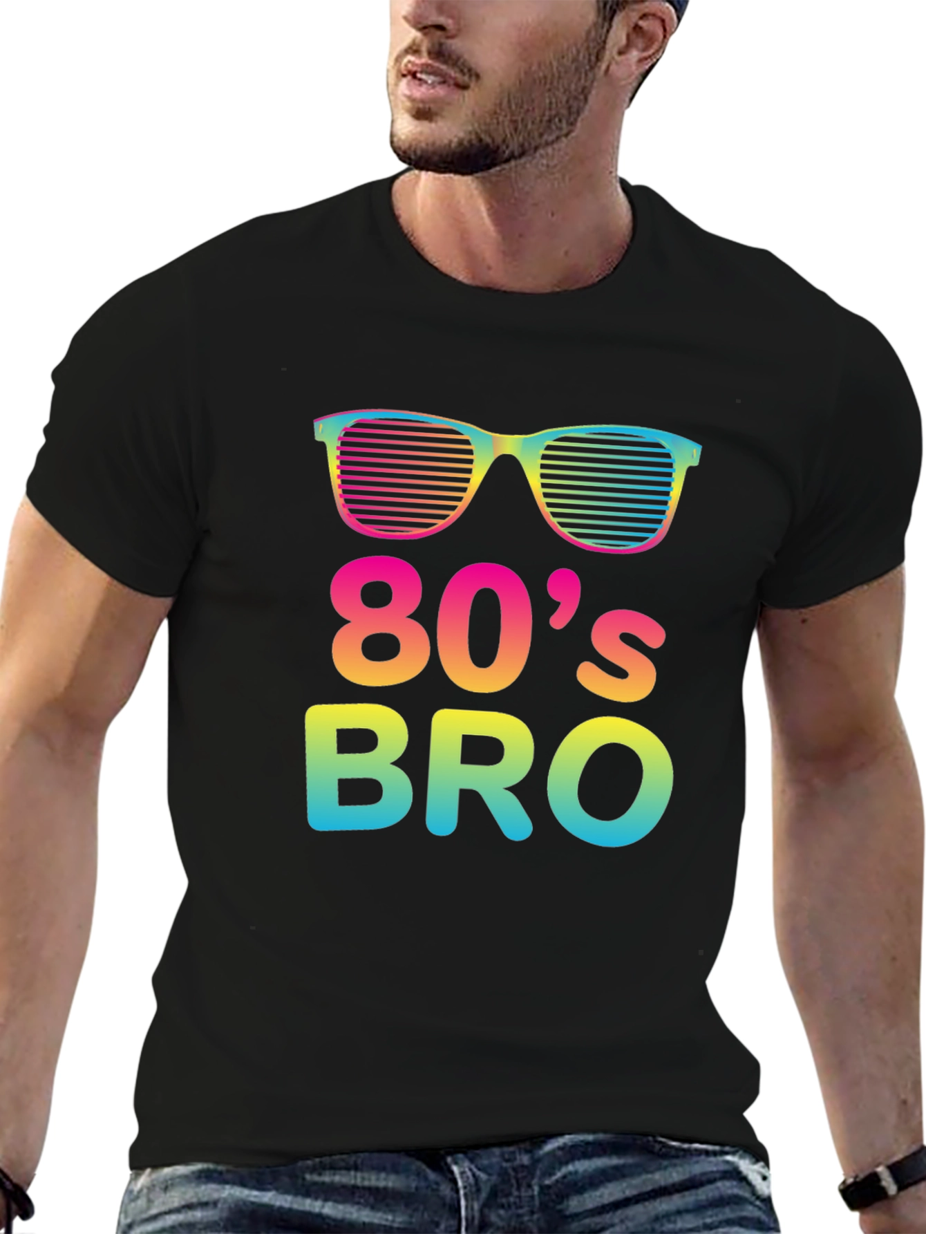 80s Bro Graphic T-Shirt