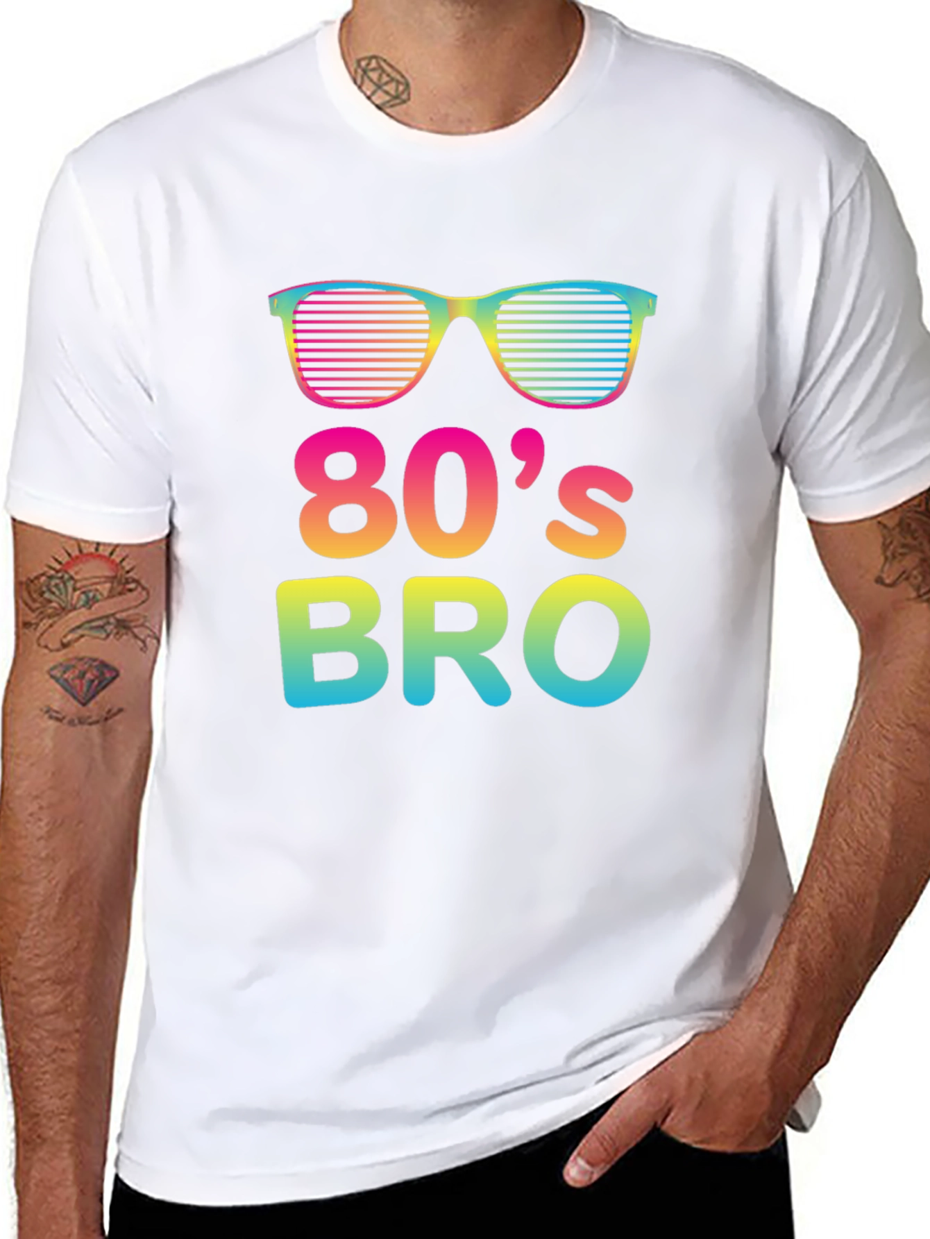 80s Bro Graphic T-Shirt