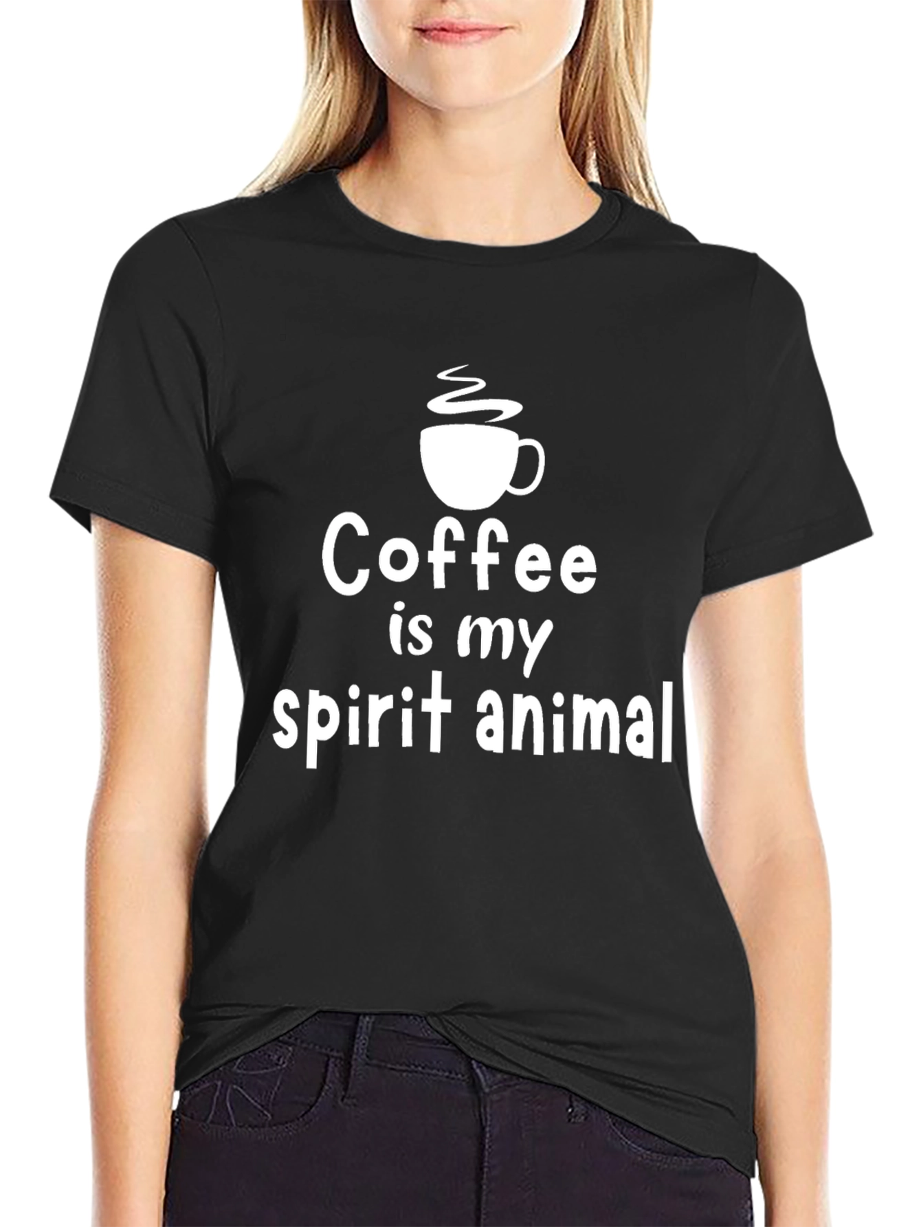Coffee is My Spirit Animal Graphic T-Shirt