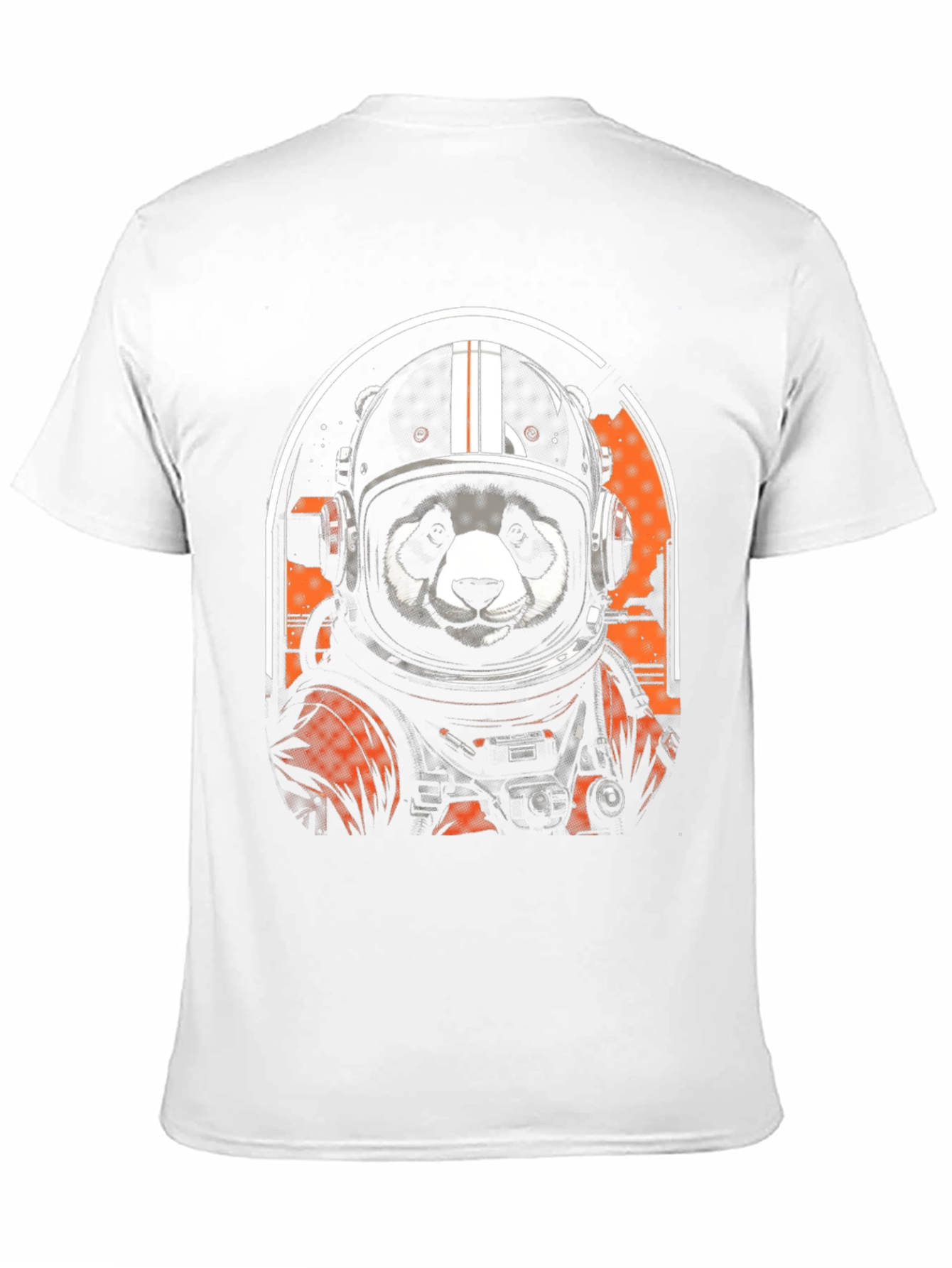 Panda Astronaut Graphic T-Shirt