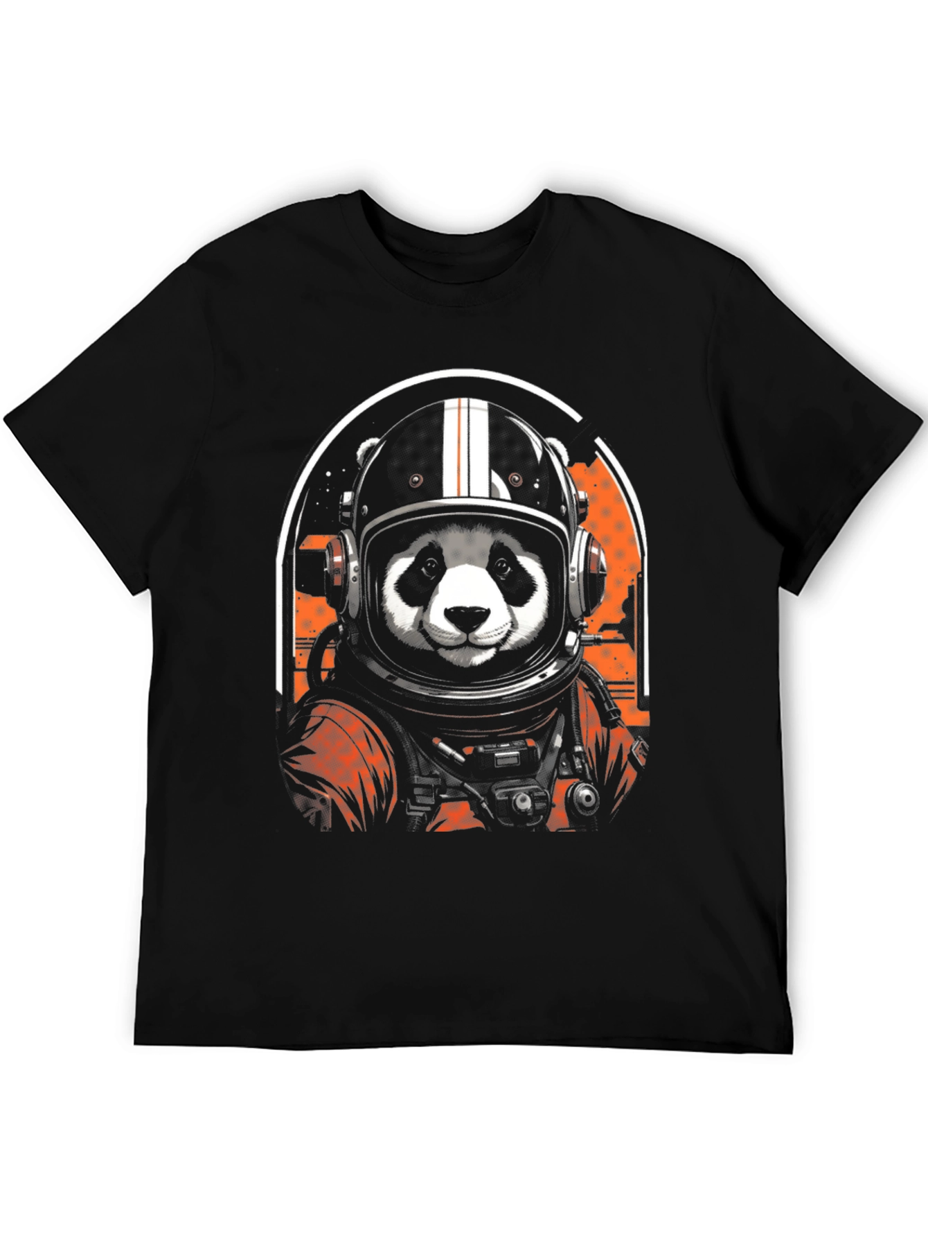 Panda Astronaut Graphic T-Shirt