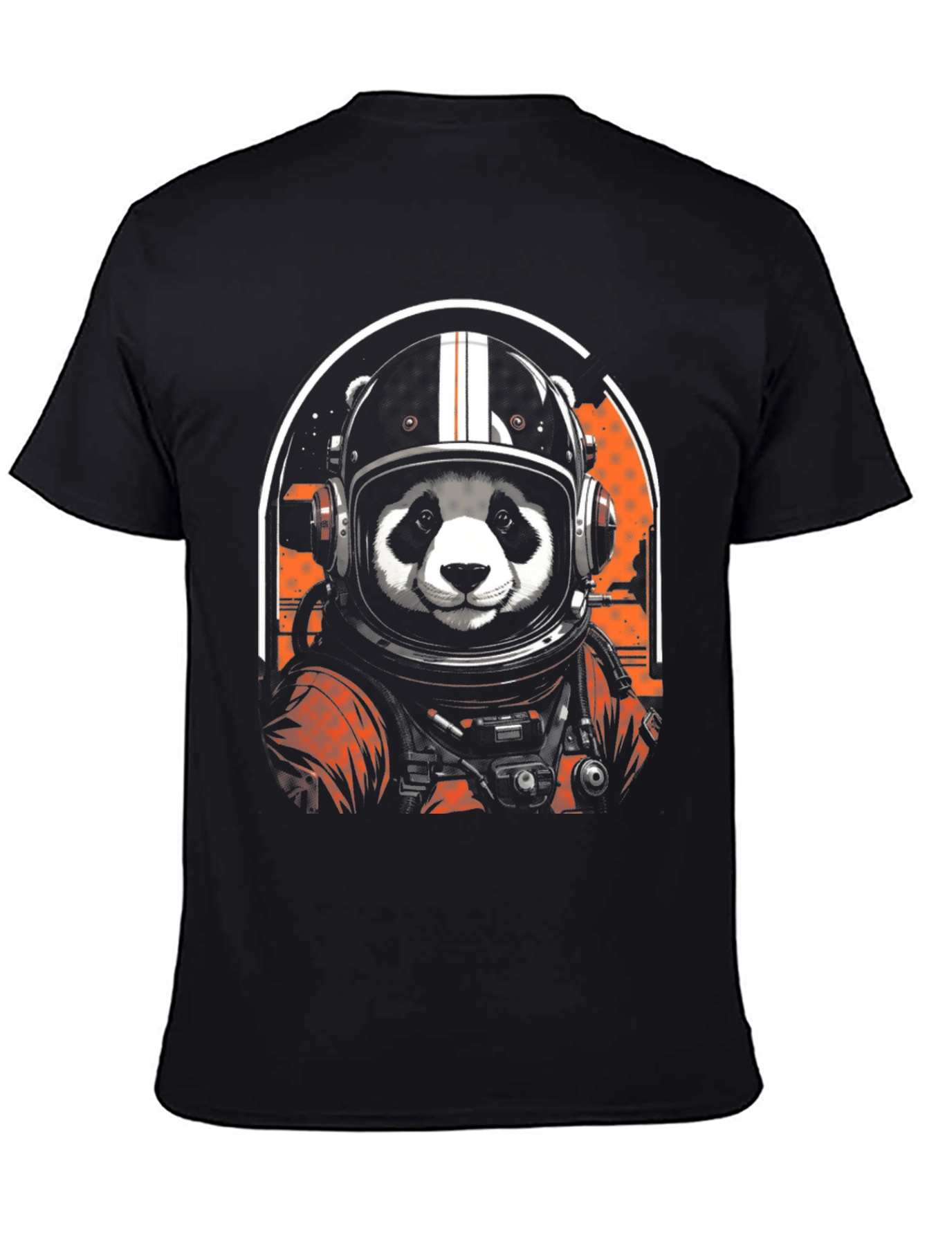 Panda Astronaut Graphic T-Shirt