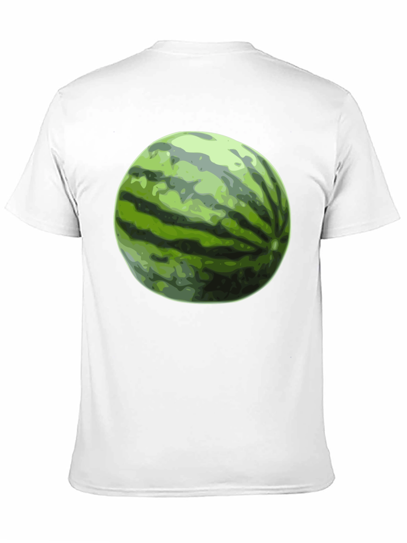 Watermelon Graphic Tee - Black Cotton T-Shirt