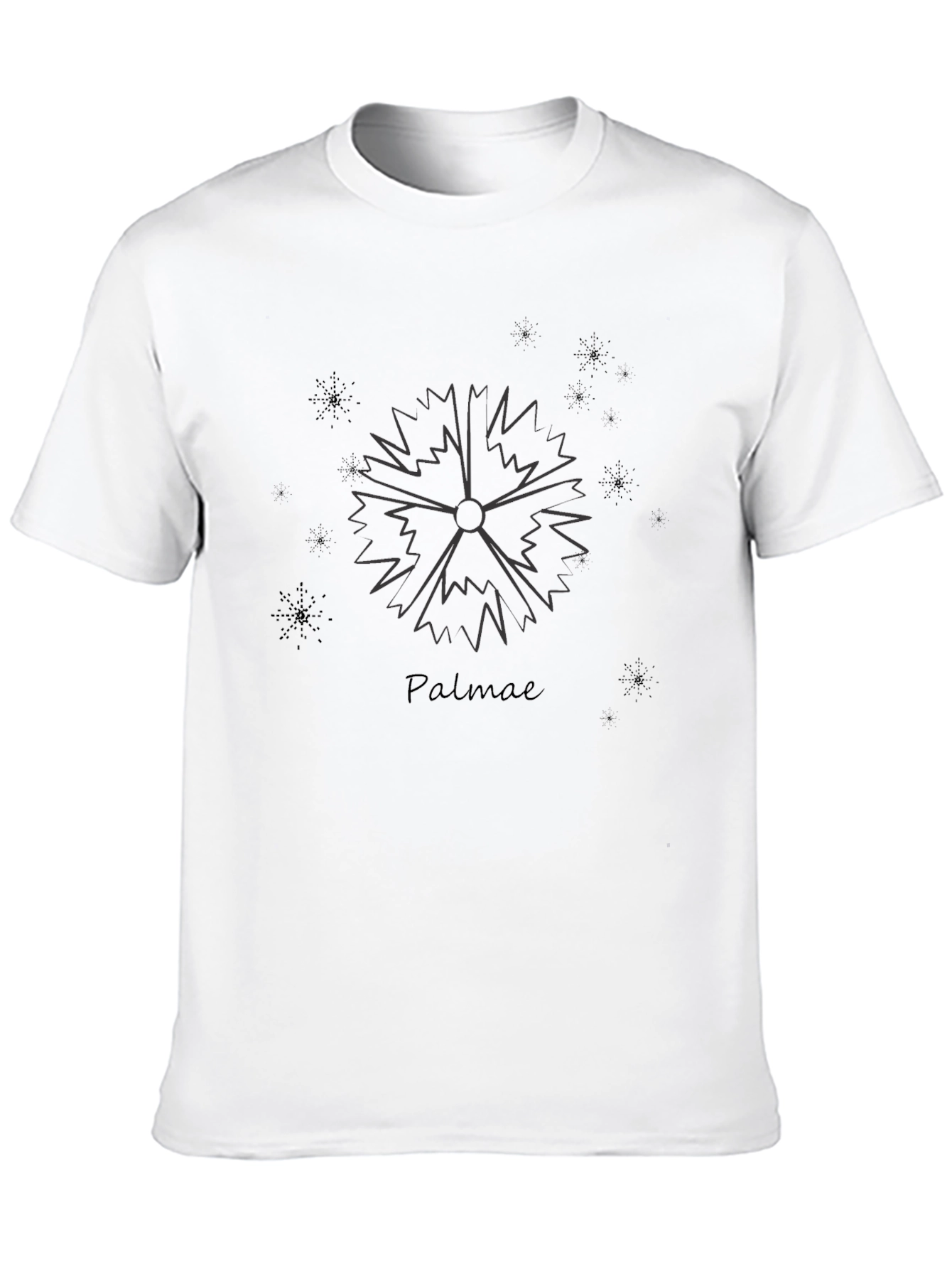 Palmae Graphic Print Black T-Shirt