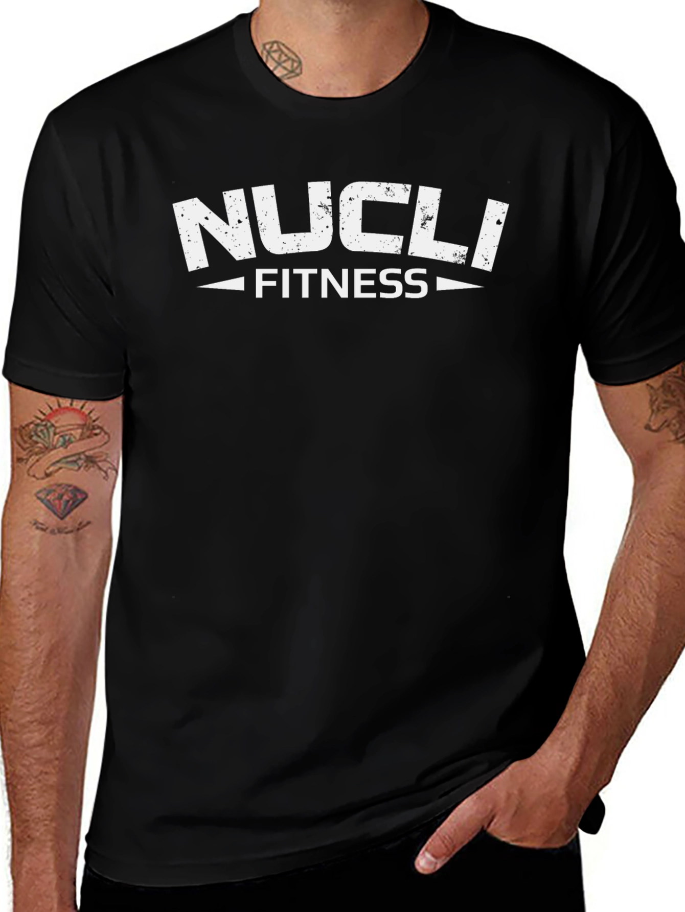 Nucli Fitness Black T-Shirt
