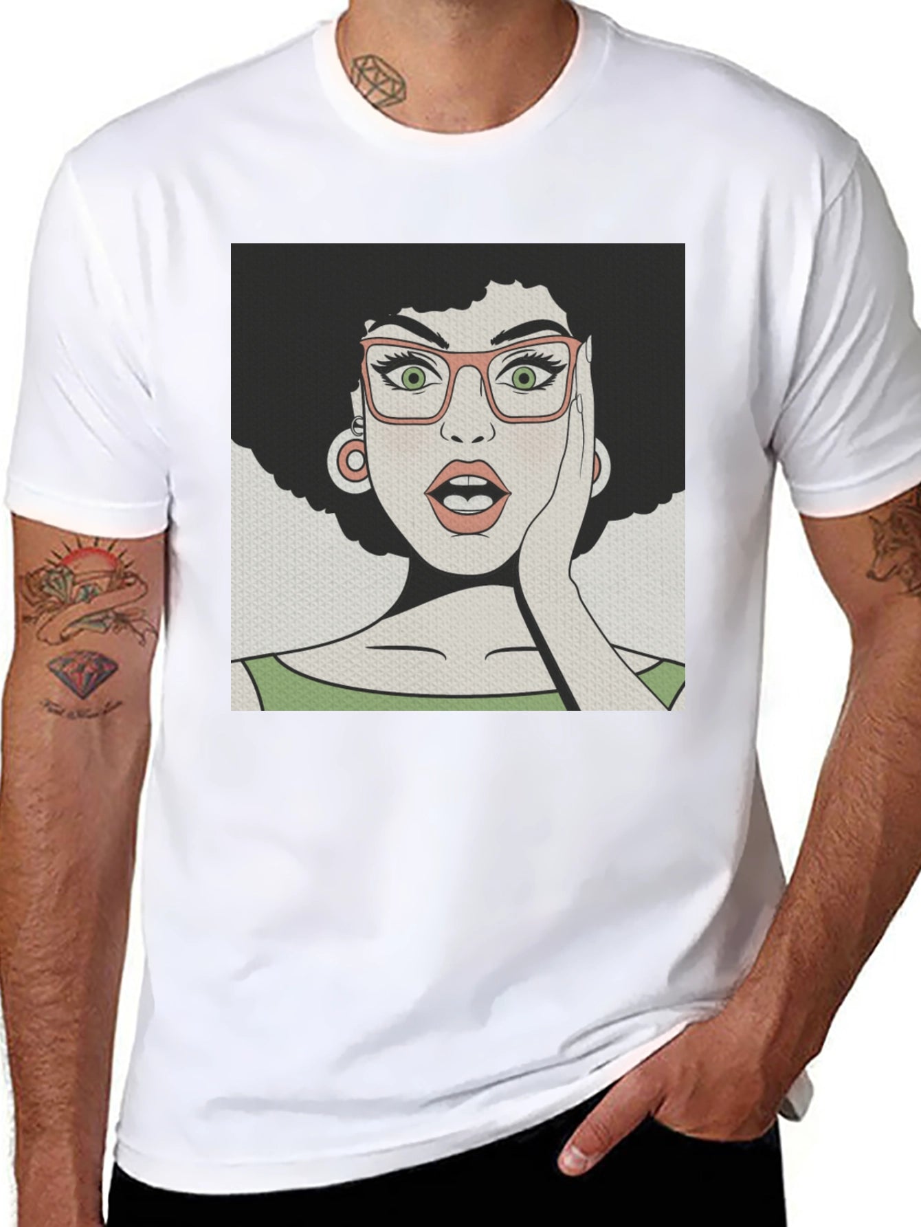 Retro Pop Art Style T-Shirt