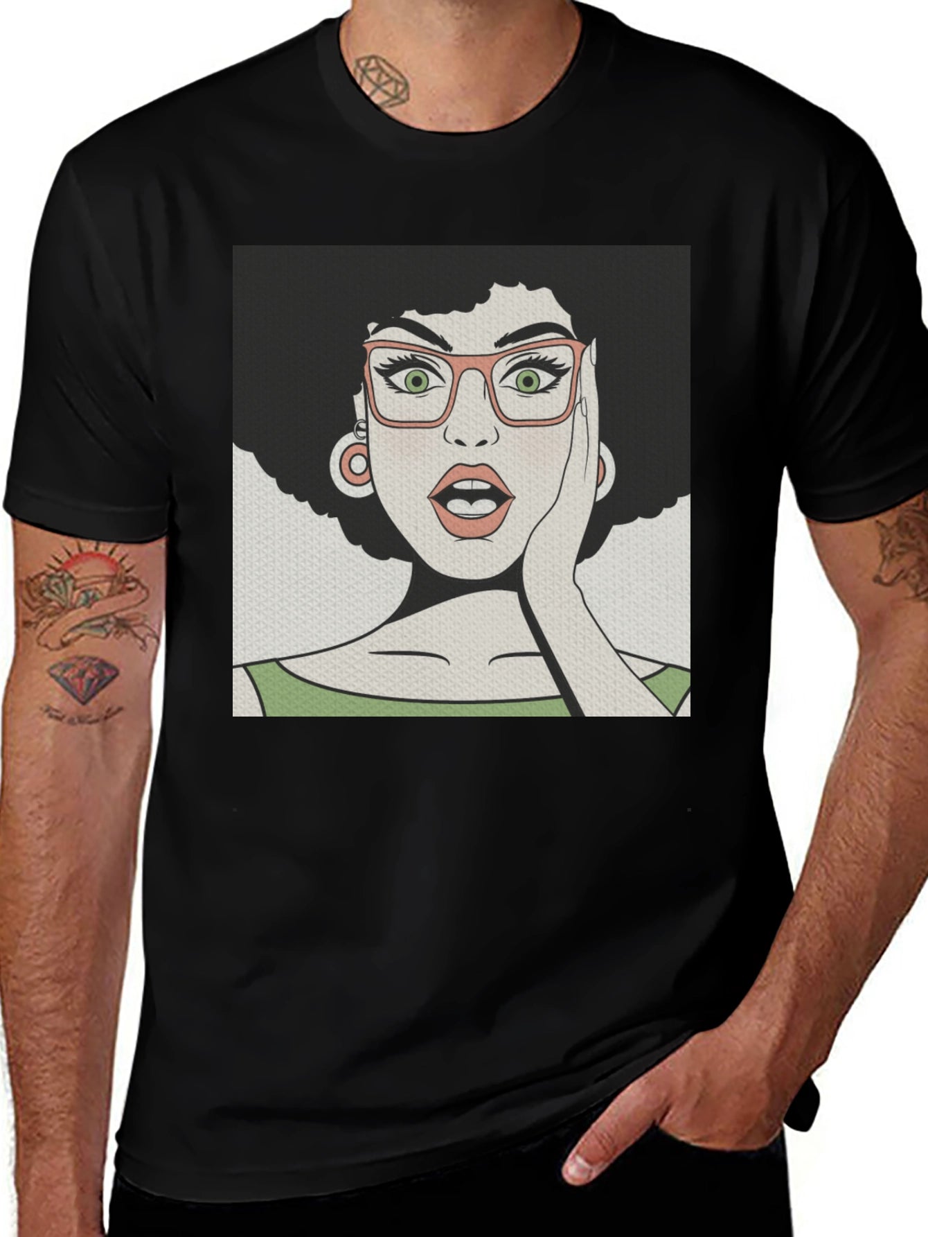 Retro Pop Art Style T-Shirt