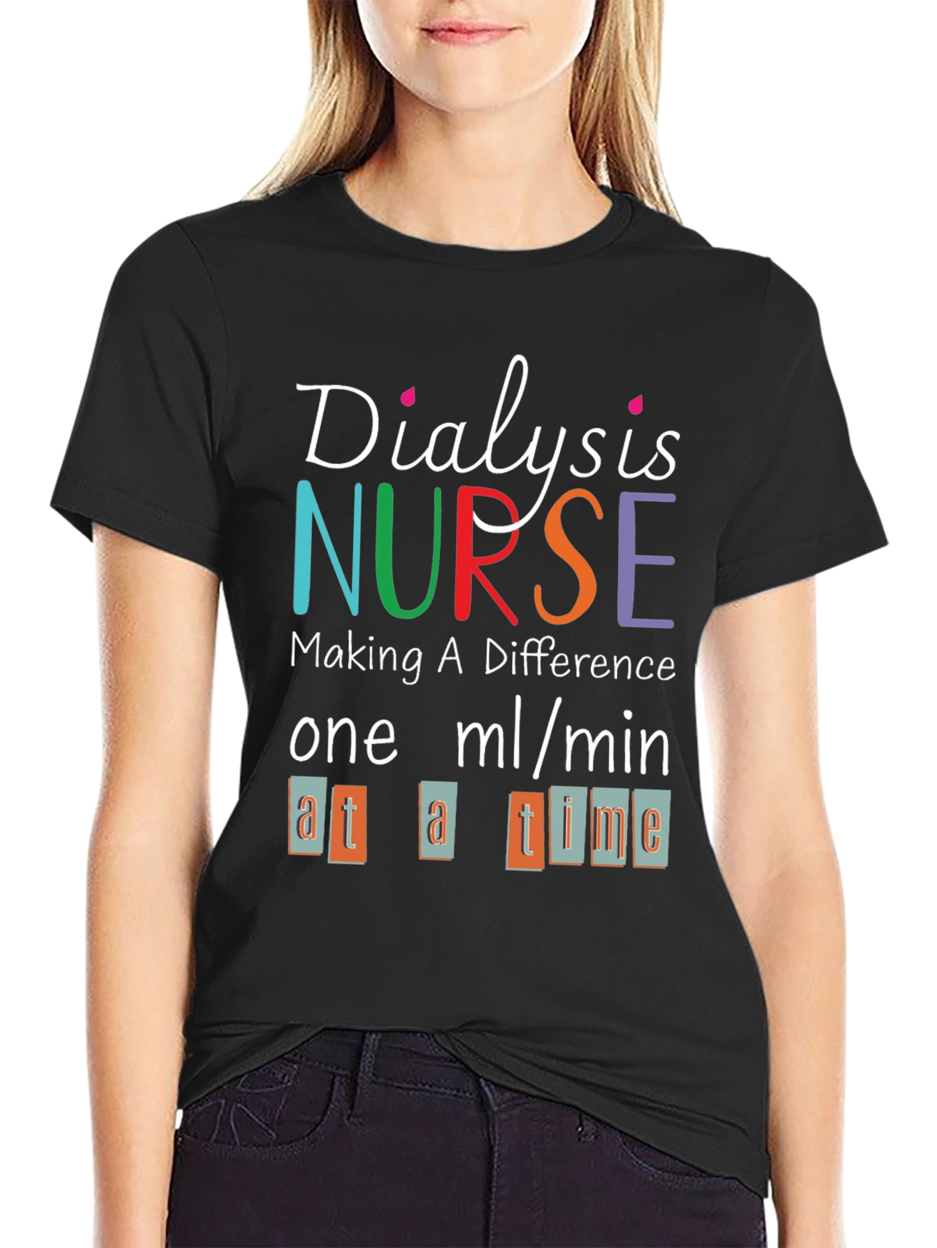 Dialysis Nurse T-Shirt - Making a Difference Tee