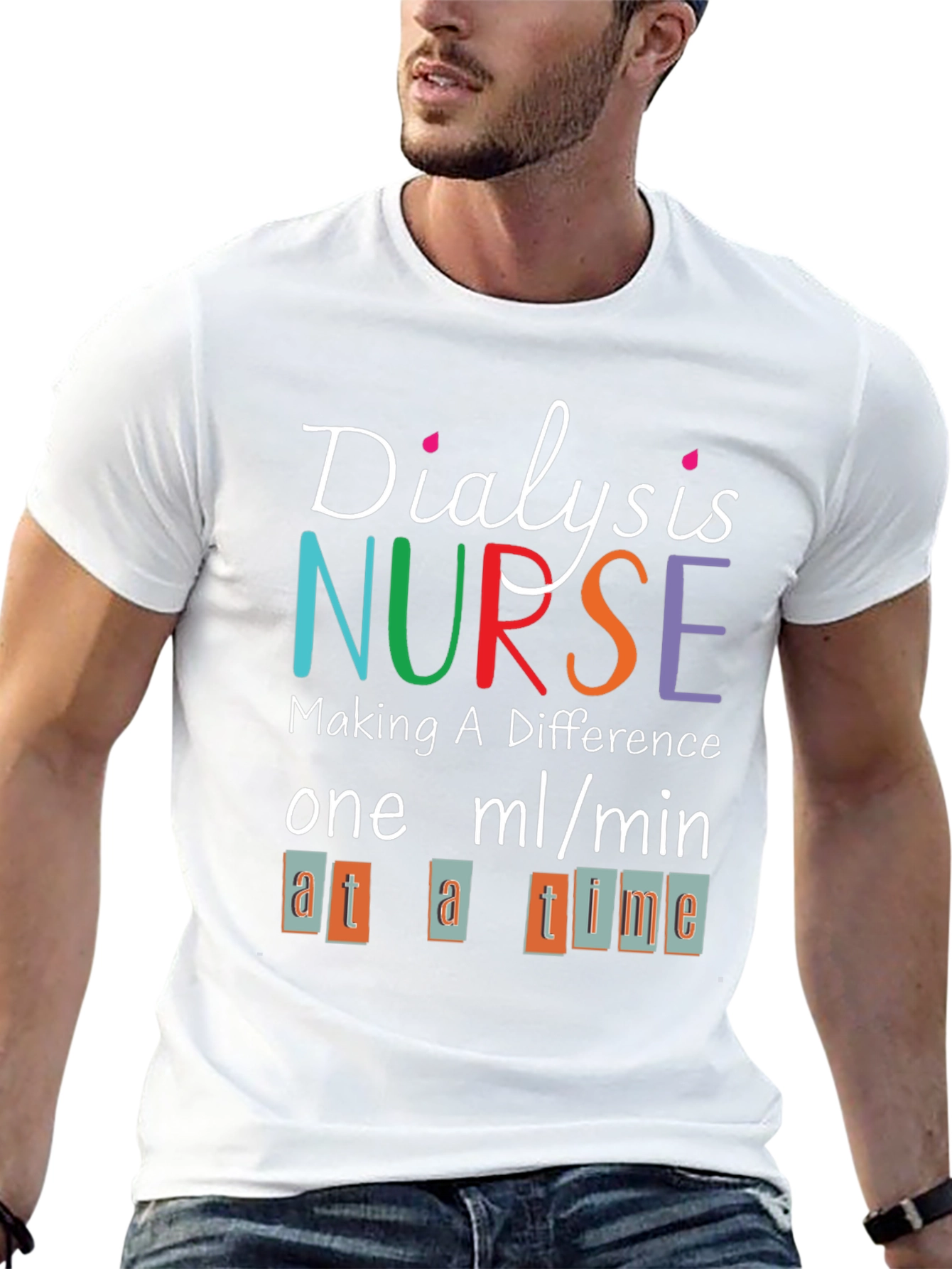 Dialysis Nurse T-Shirt - Making a Difference Tee