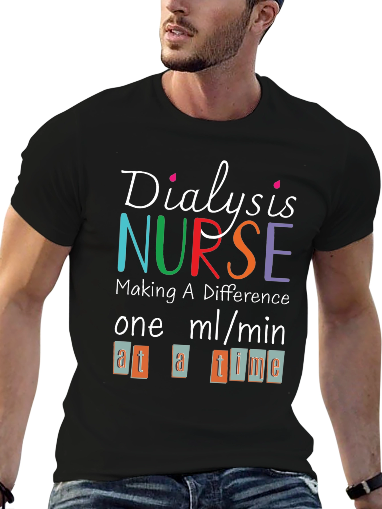 Dialysis Nurse T-Shirt - Making a Difference Tee