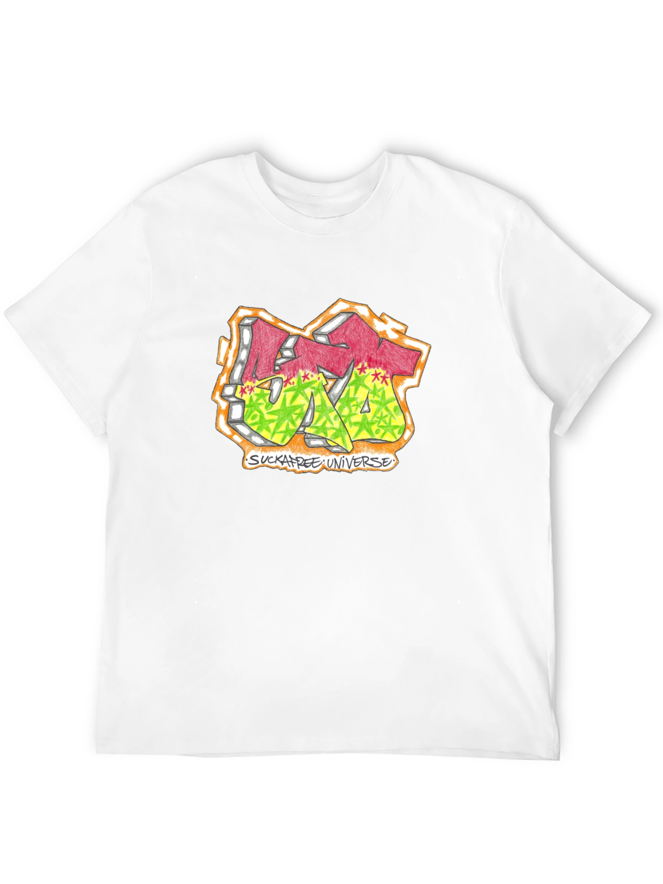 Sucka Free Universe Graphic T-Shirt - Black